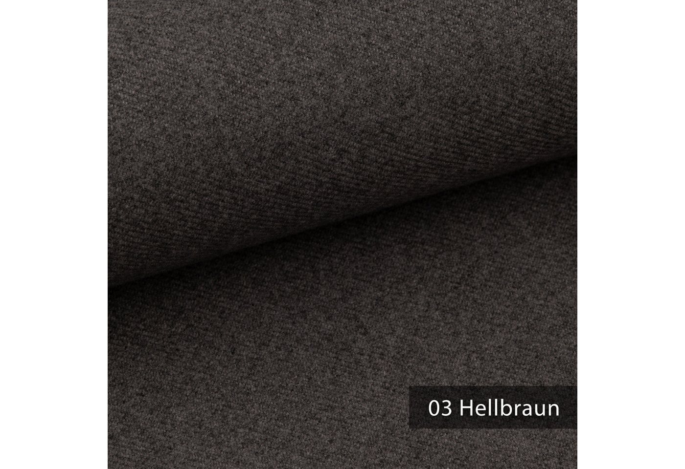 Thumbnail - novely® Stoff exquisit CALMI Melierter Polsterstoff Woll-Optik, Schwer Entzündbar, Kuschelweich, Pflegeleicht, Meterware...