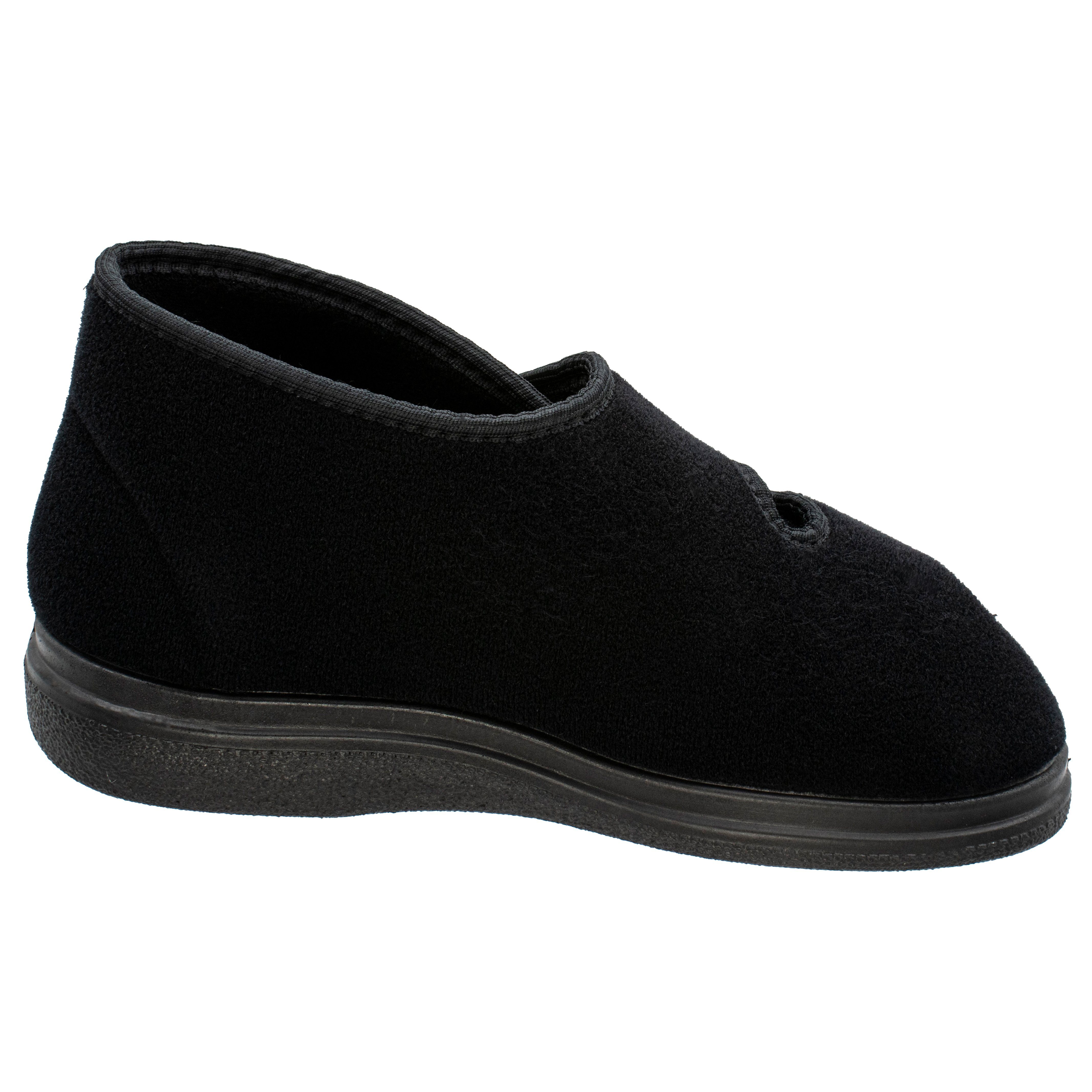 Fischer-Markenschuh Ortho Hausschuh mit Klettverschluss, Weite K, Einlegesohle herausnehmbar – Bild 2 von 5