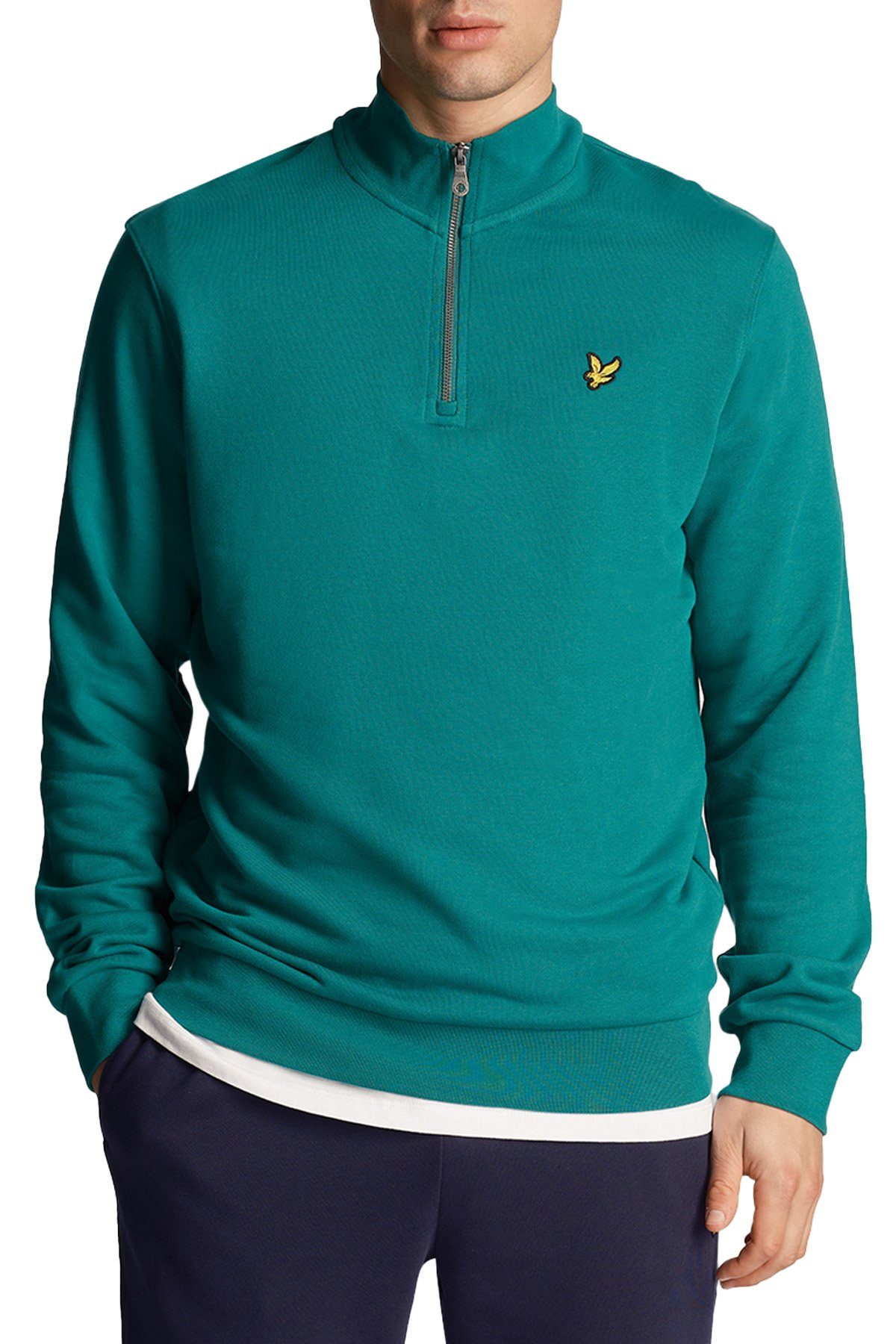 ONLY & SONS Herren Pullover Mit Stehkragen – Regular Fit Aus Baumwolle-Mix, Halbzip, Für XS Bis XXL