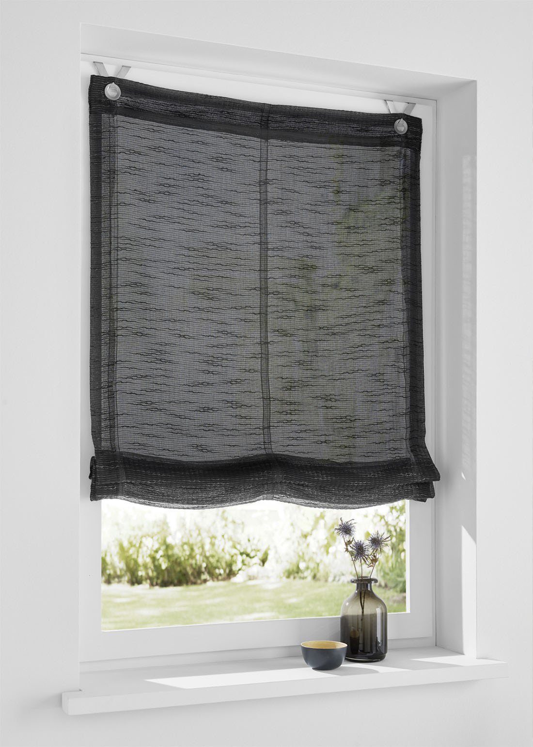 Kutti Raffrollo Celtic, mit Hakenaufhängung, freihängend, halbtransparent, günstig online kaufen