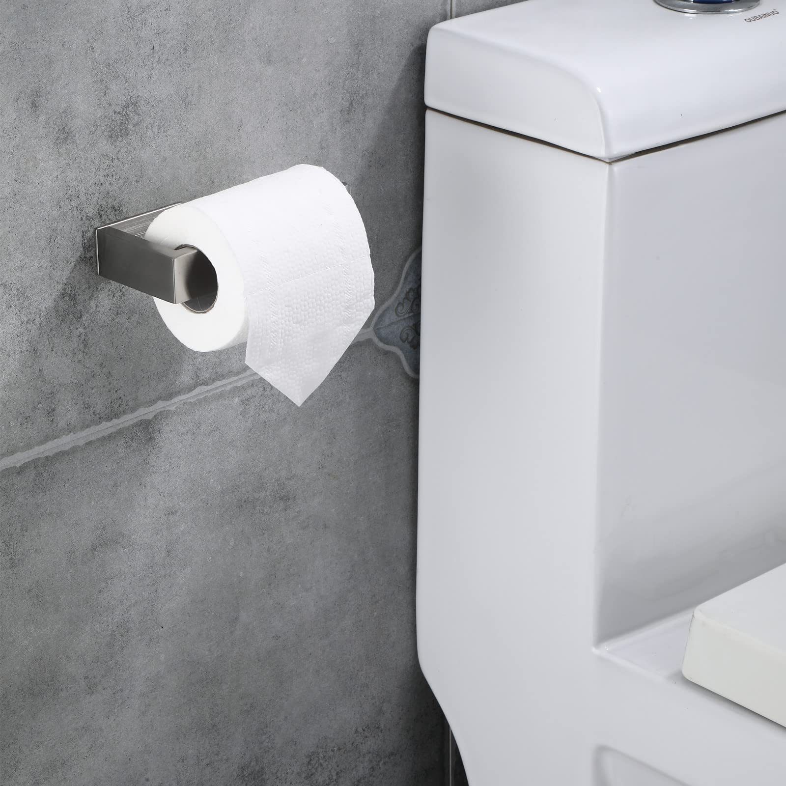 Haiaveng Toilettenpapierhalter Silber Edelstahl gefertigt, Küche Toilettenpapierhalter Bad, rostfreiem aus Aus Edelstahl und für Hochwertiges, gebürstet