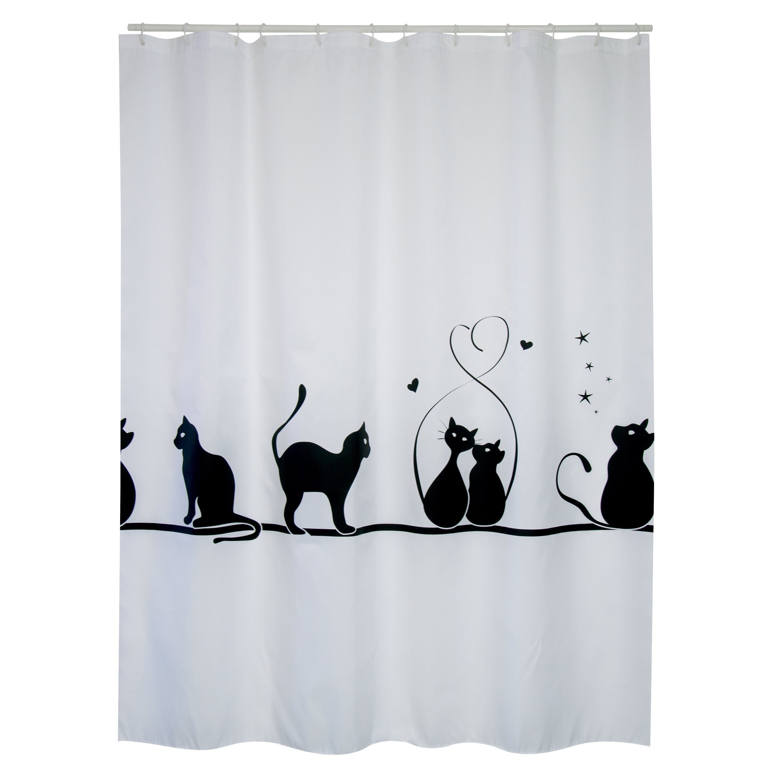 MSV Duschvorhang CAT Breite 180 cm, günstig online kaufen
