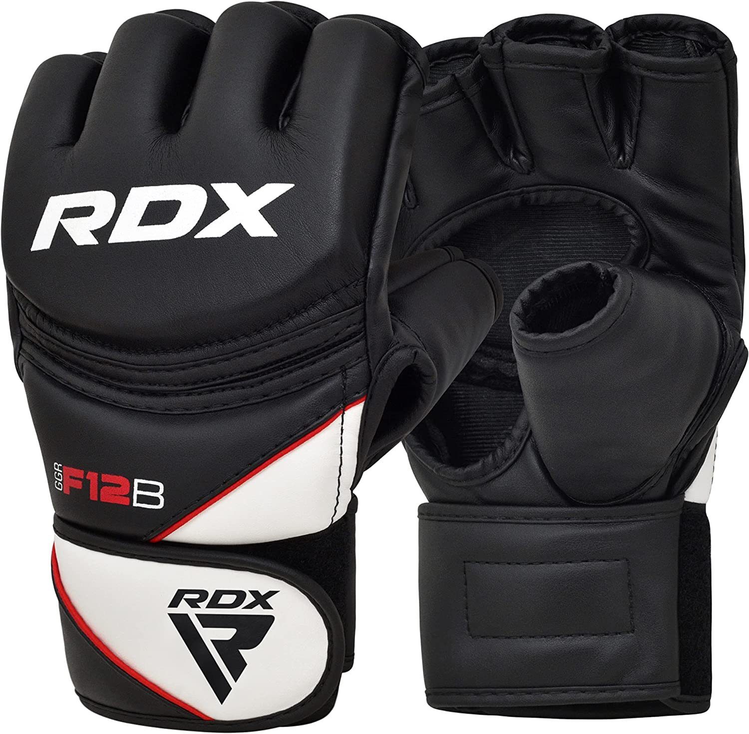 MMA Handschuhe, RDX Professionelle RDX Gloves Boxsack Sports Black Kampfsport MMA-Handschuhe MMA