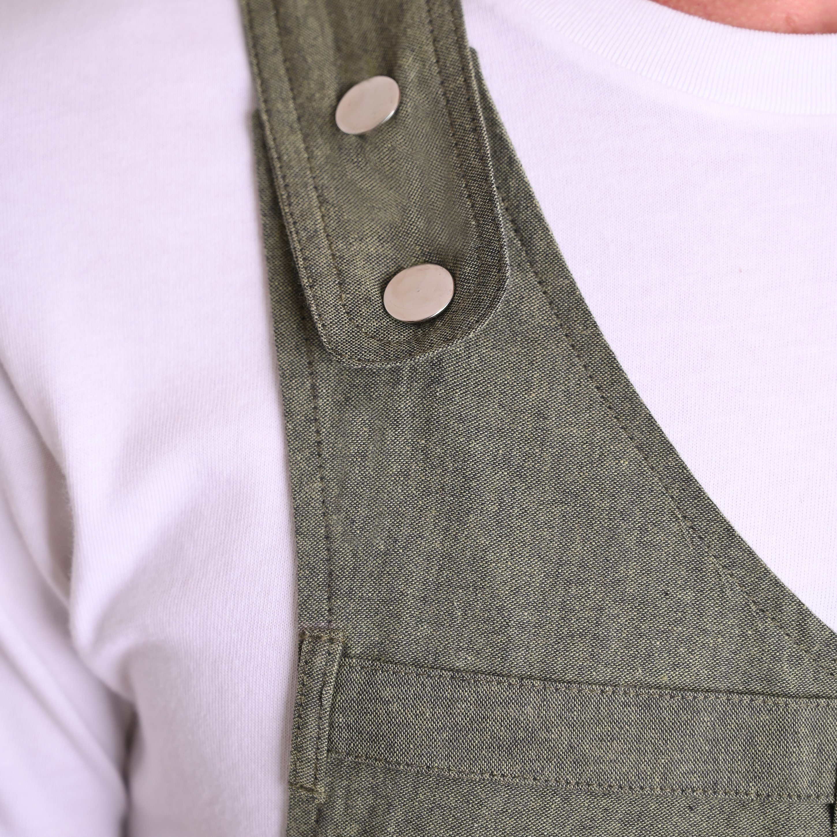 virblatt Jumpsuit Herren & Damen Latzhose, Baumwolle, Overall Herren Sommer Hosenanzug Goa Style, aufgesticktes Mandala