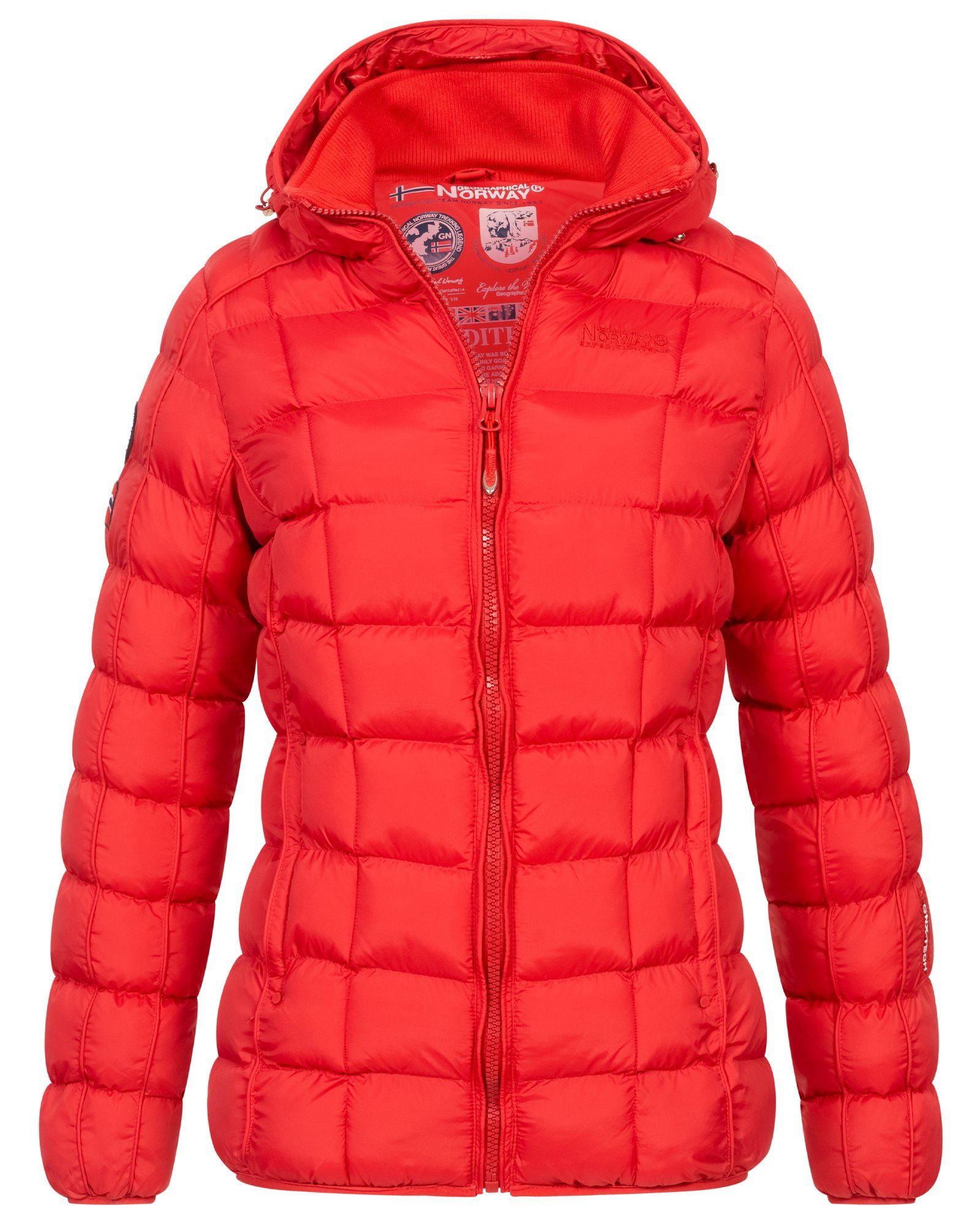 Geographical Norway Steppjacke Damen Steppjacke Parka Winterjacke Warm Gest günstig online kaufen