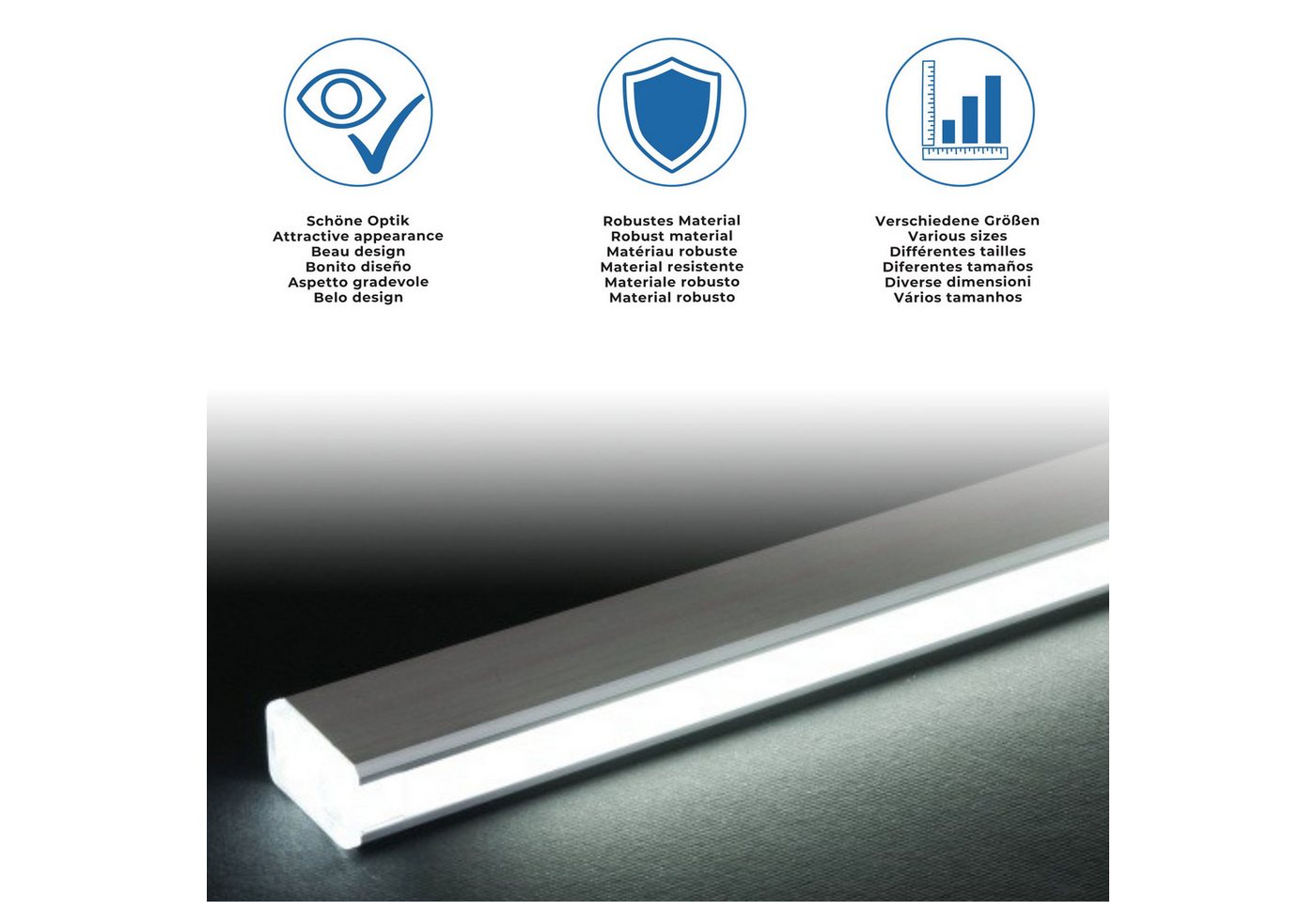 Thumbnail - PROVISTON Eckverbinder Eckverbinder für LED Aluminiumprofile, 1 Stück