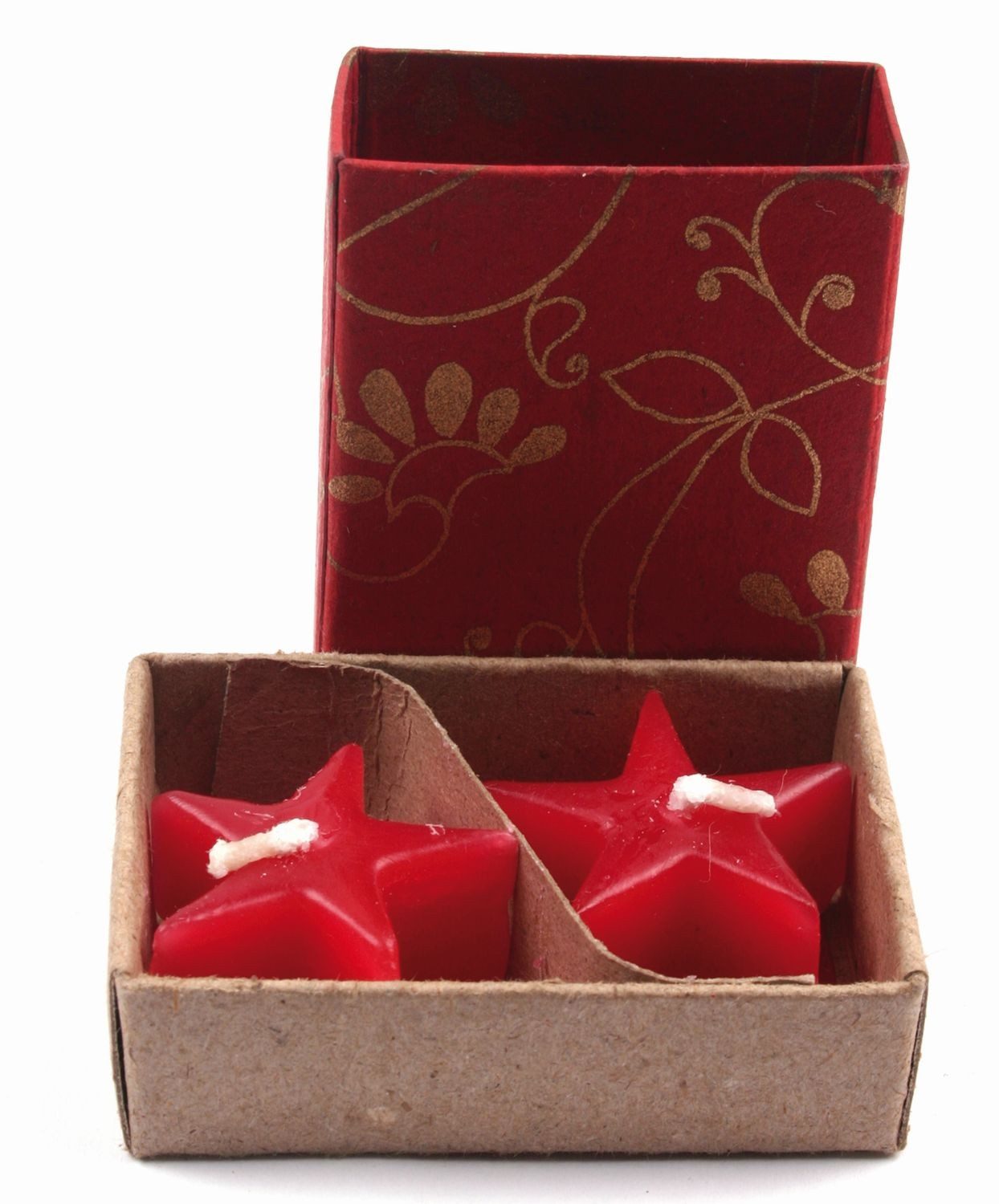 El Puente Formkerze Sternkerzen, 2er-Set, Handmade (2), Handmade