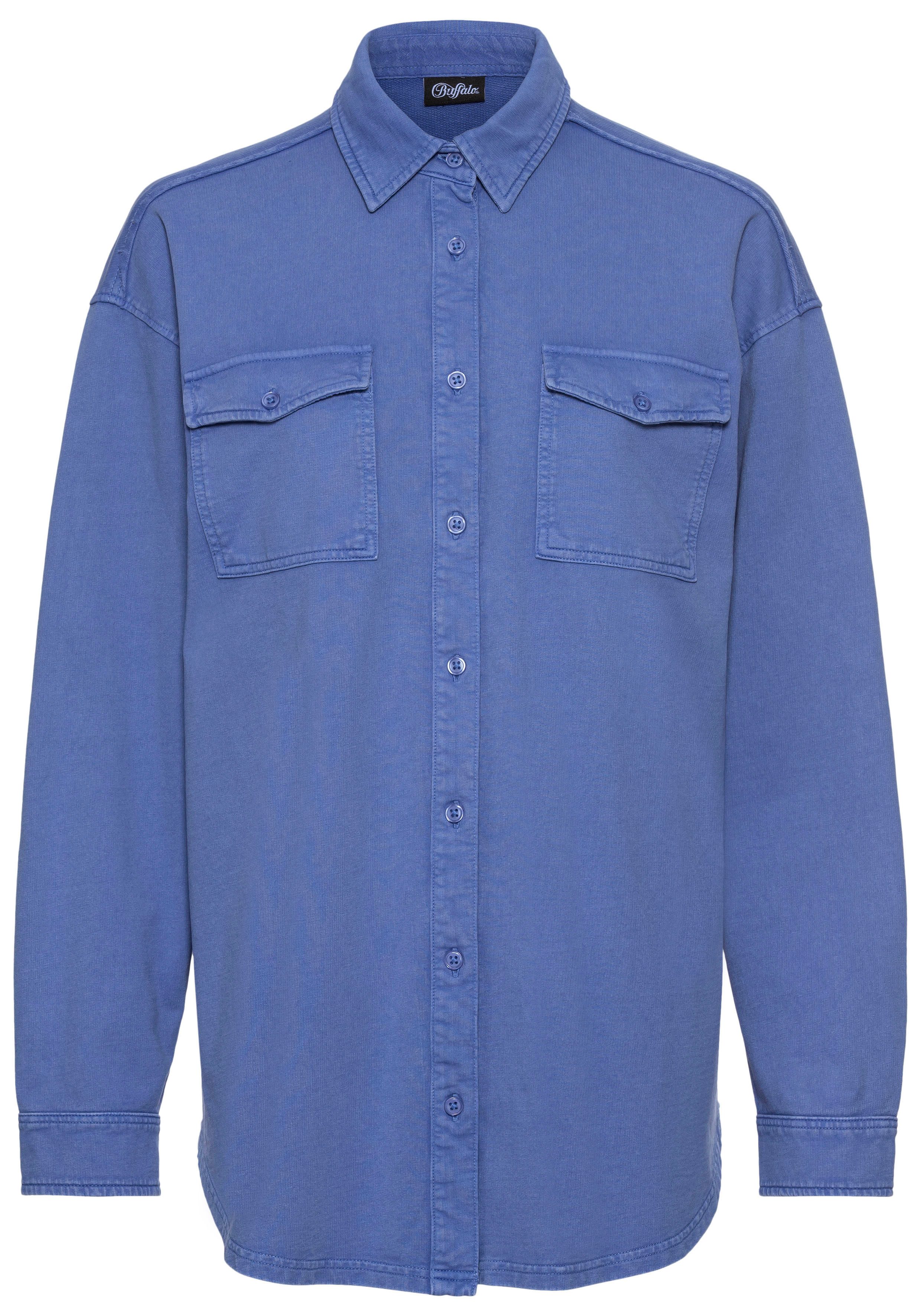 Buffalo Blusenshirt Loungeshirt im Used-Look, Loungewear – Bild 2 von 5