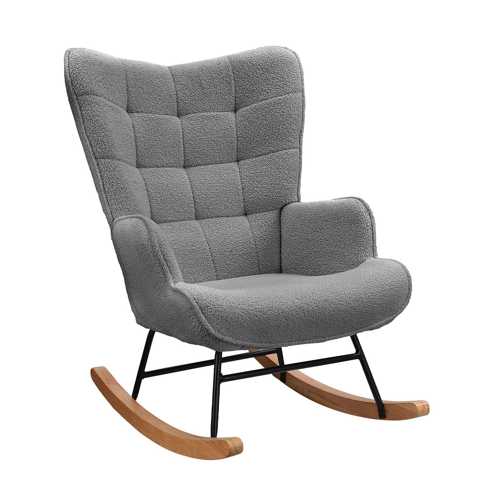 PXloue Schaukelstuhl Stillsessel Relaxsessel Loungesessel, Mit günstig online kaufen
