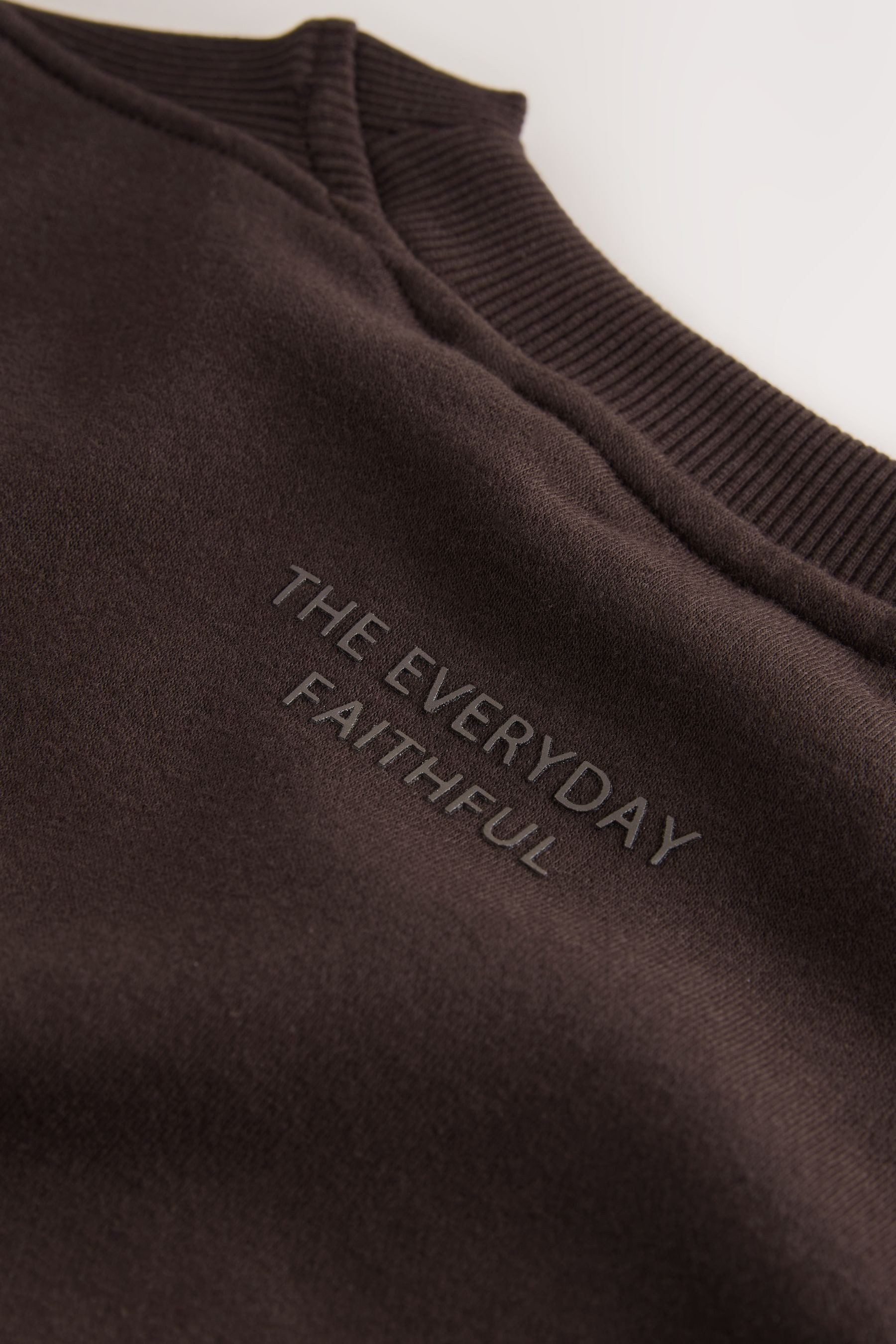 Next Longsweatshirt Angerautes Relaxed Fit Oversized-Sweatshirt (1-tlg)