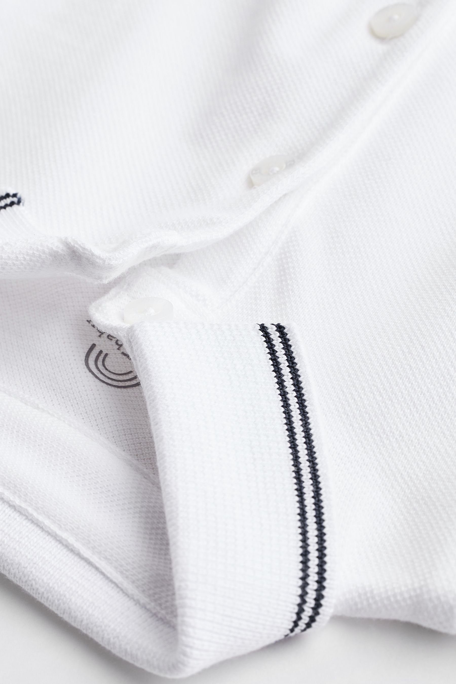 Next Shirtbody Body mit Piqué-Poloshirt Babys für (1-tlg) White