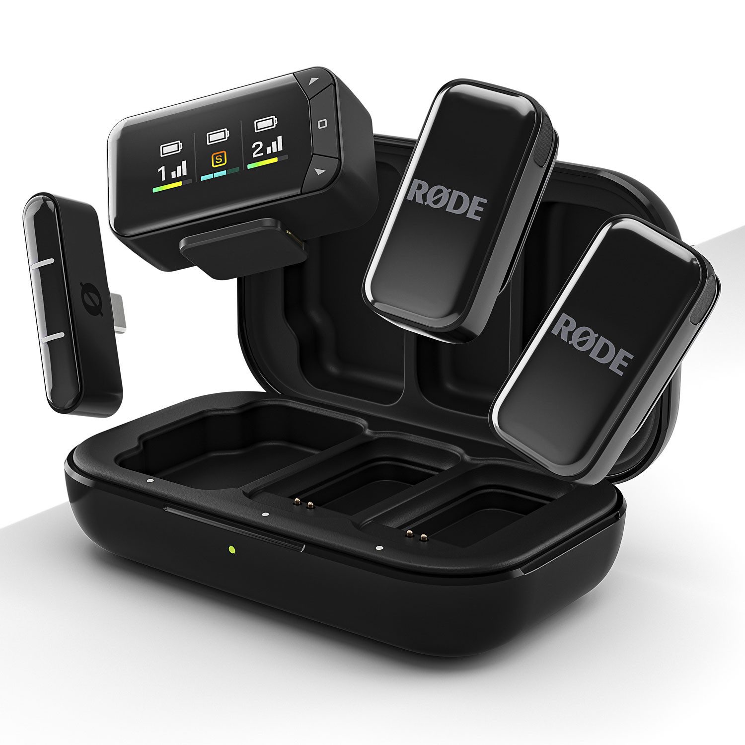 RØDE Rode Wireless Micro Camera Kit Drahtloses Mikrofon-System Digitales Aufnahmegerät (Drahtloses Mikrofon-Set für Kameras und Smartphone)