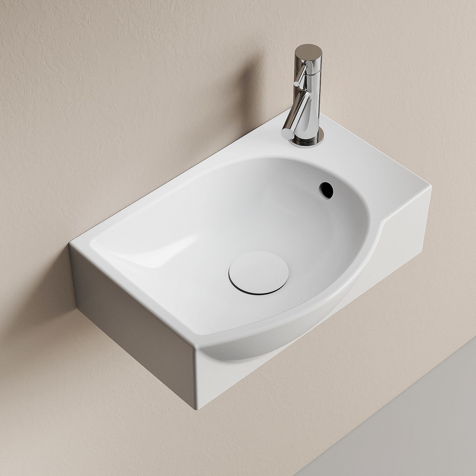 EMKE Aufsatzwaschbecken Aufsatzwaschtisch Wandmontage Waschtisch für günstig online kaufen