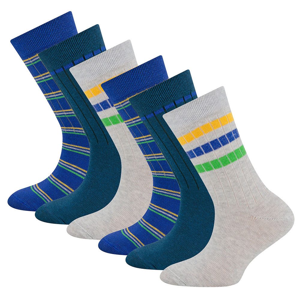 Socken Socken 6er Pack Streifen/Ringel
