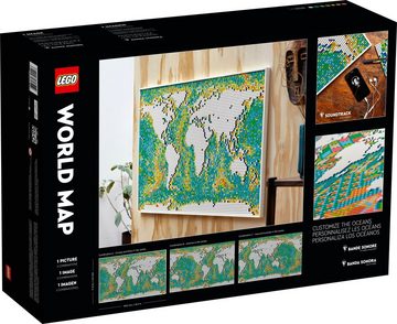 LEGO® Konstruktionsspielsteine LEGO® ART - Weltkarte, (Set, 11695 St)