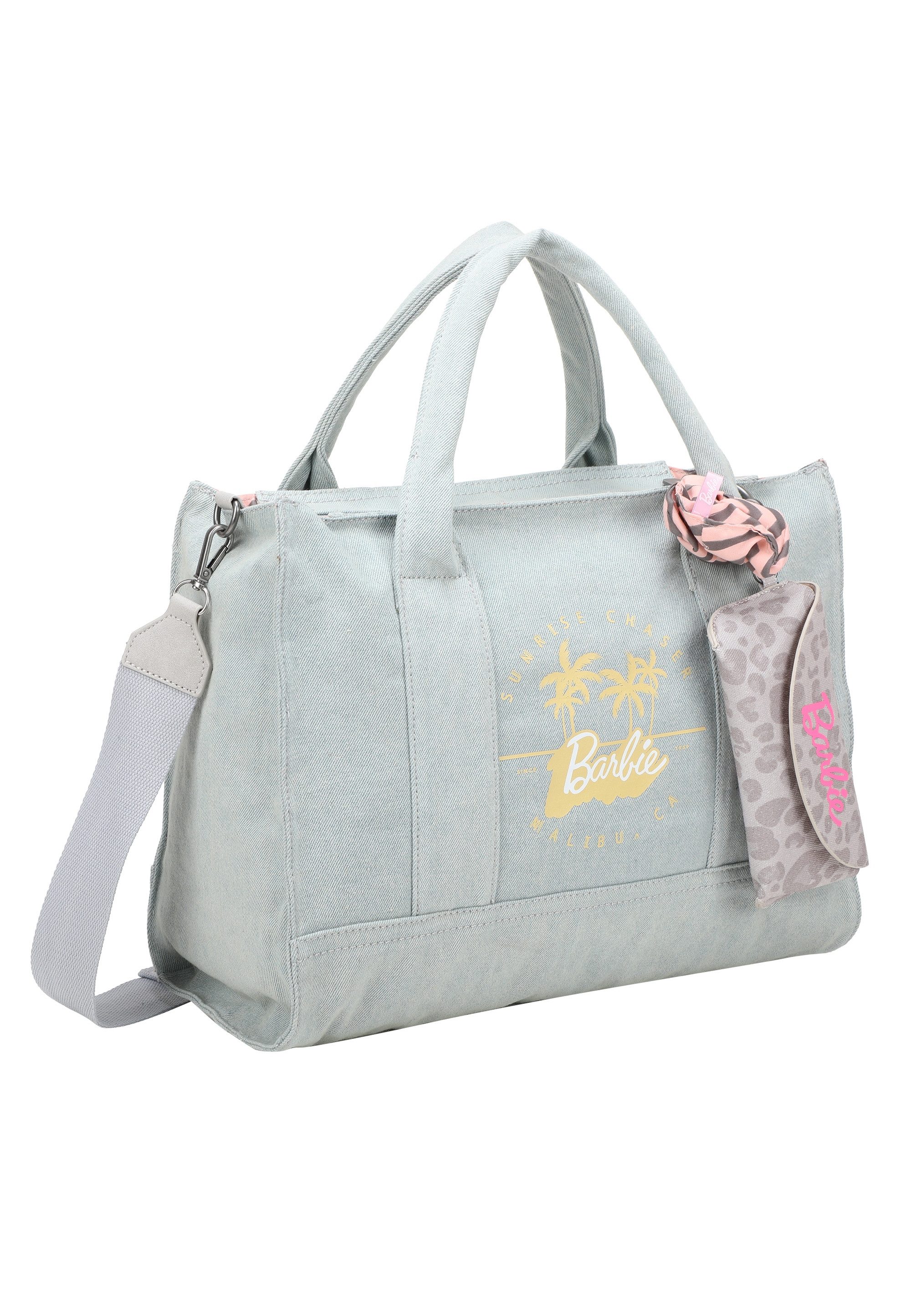 Fritzi aus Preußen Henkeltasche Tote Bag Malibu Denim Limited Barbie, mit abnehmbarem Haarband