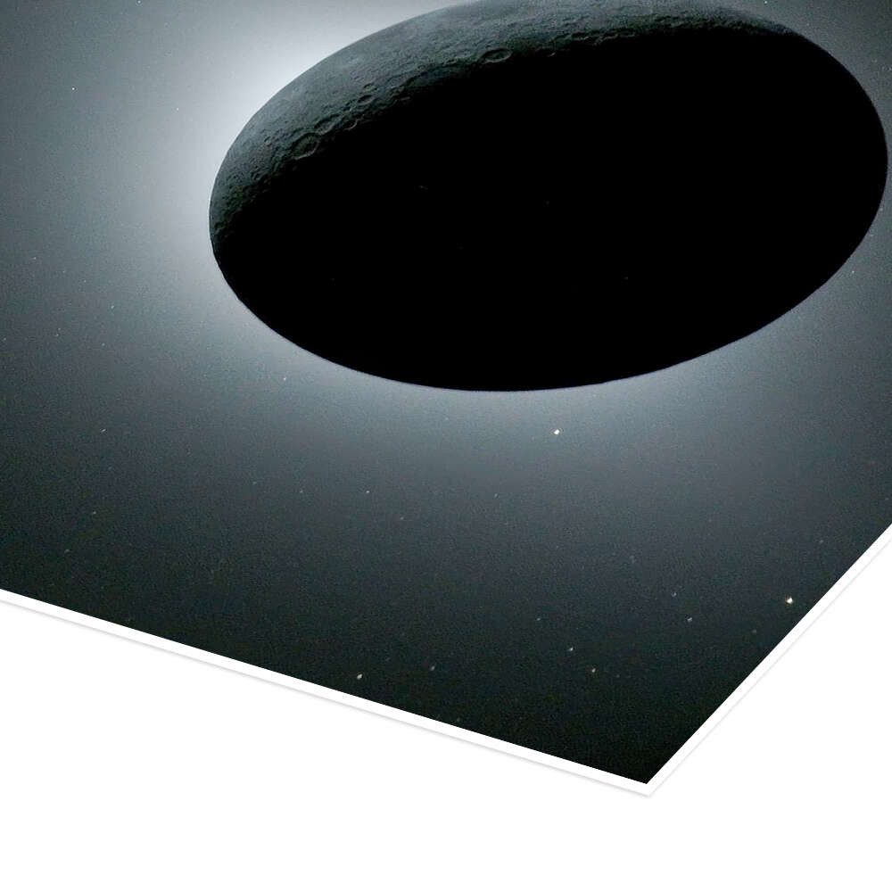 Posterlounge Wandbild Artemis II Eclipsed - A View from Orion, NASA, erhältlich als Poster, Leinwandbild, Wandsticker oder Acrylglasbild