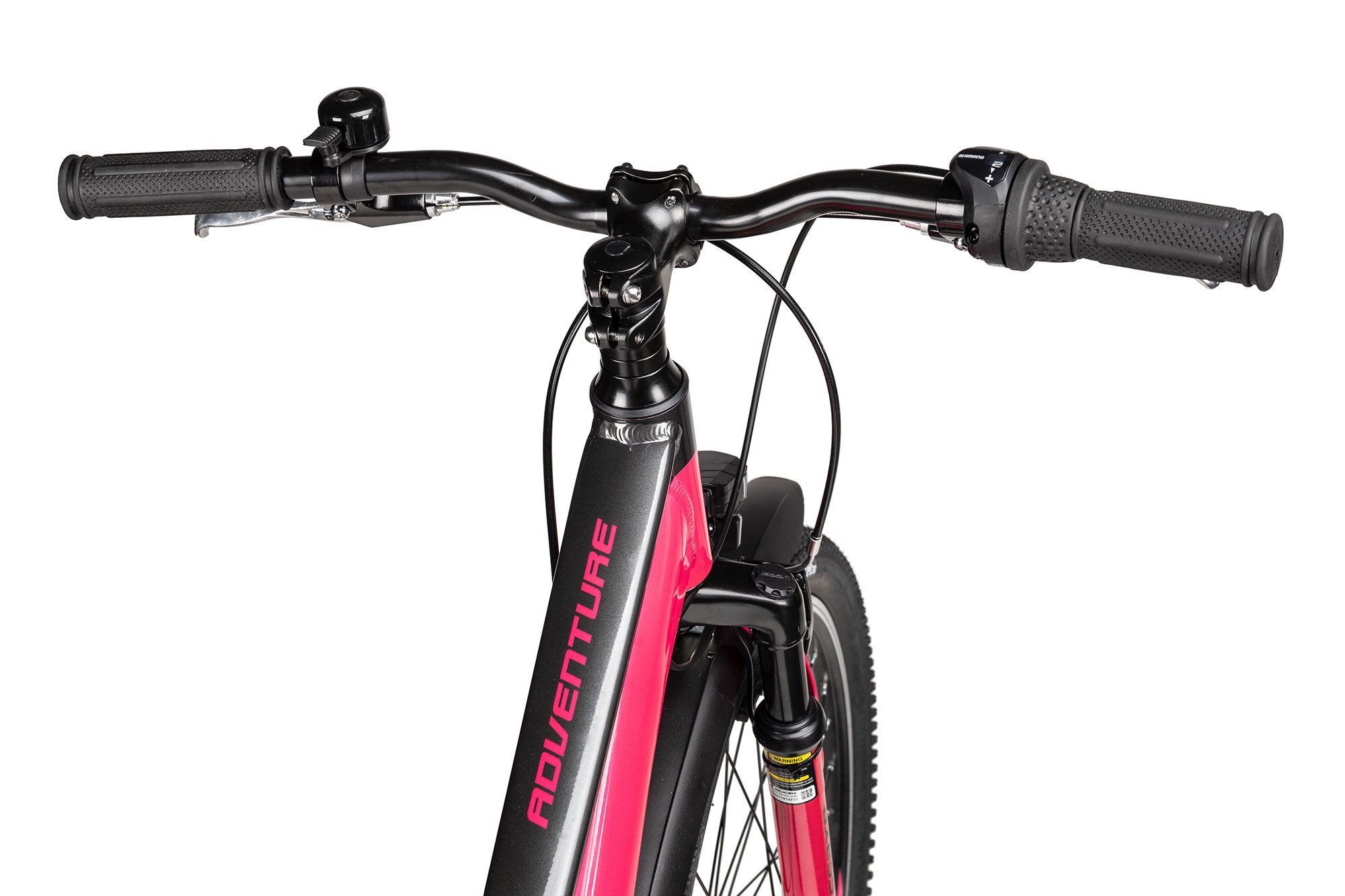 Axess Kinderfahrrad Adventure 3 24 Trapez, 3 Gang Shimano Nexus 3 Rücktritt Schaltwerk, Nabenschaltung Rücktritt, Nebenschaltung Rücktritt violett/rosa
