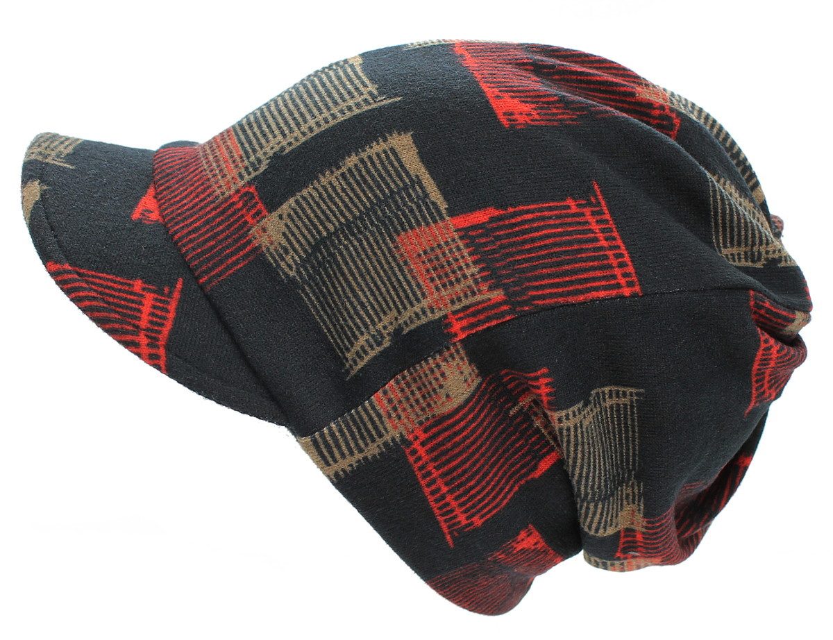 dy_mode Schirmmütze Unisex Schirmmütze Beanie Mütze mit Innenfutter und weichem Schirm mit Innenfutter