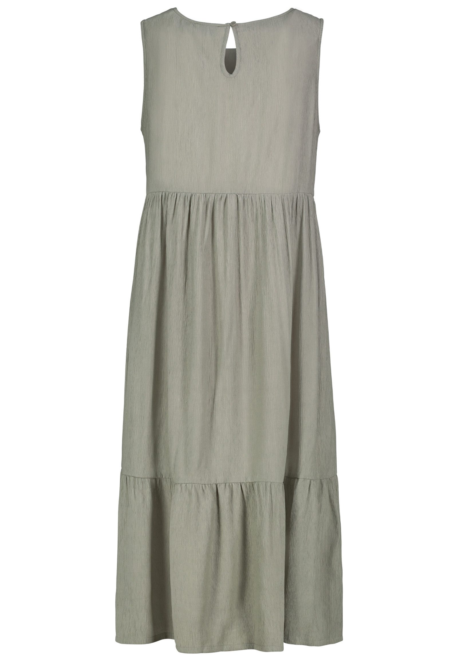 Fresh Made Shirtkleid Ärmelloses Design mit Rundhalsausschnitt und Rüschen günstig online kaufen