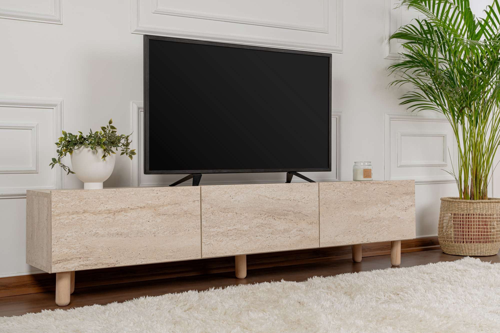 Skye Decor Lowboard Odessa Alvin (packung, 1), 180x42x31 Mit abnehmbaren Ho günstig online kaufen