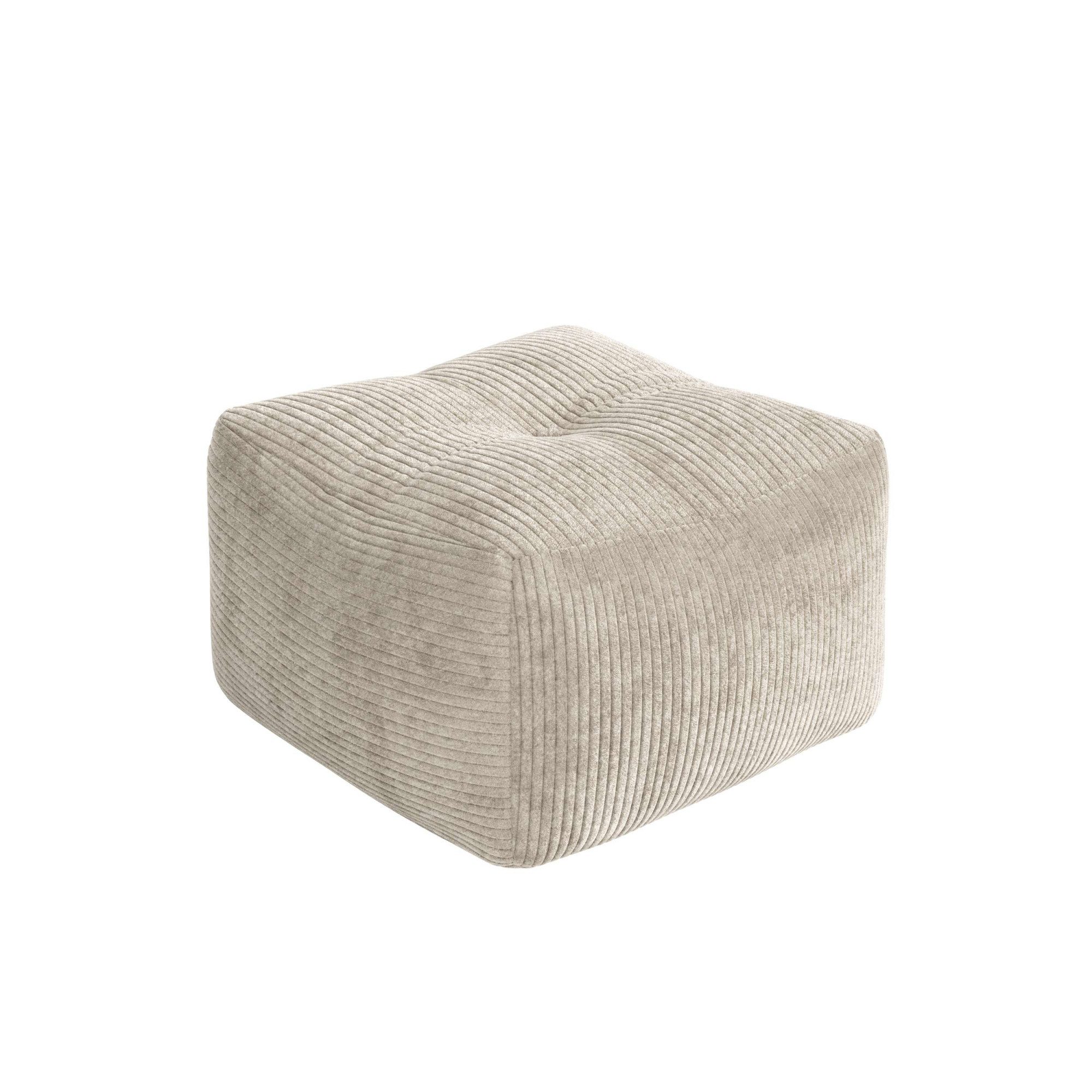 Karup Design Polsterhocker BUDDY POUF, Sitzhocker, Bodenkissen, Chillkissen, Relaxkissen (50 x 50cm, H35cm), in vielen Farben erhältlich), platzsparend, handgefertigt, Platz zum Entspannen, Made in Europe
