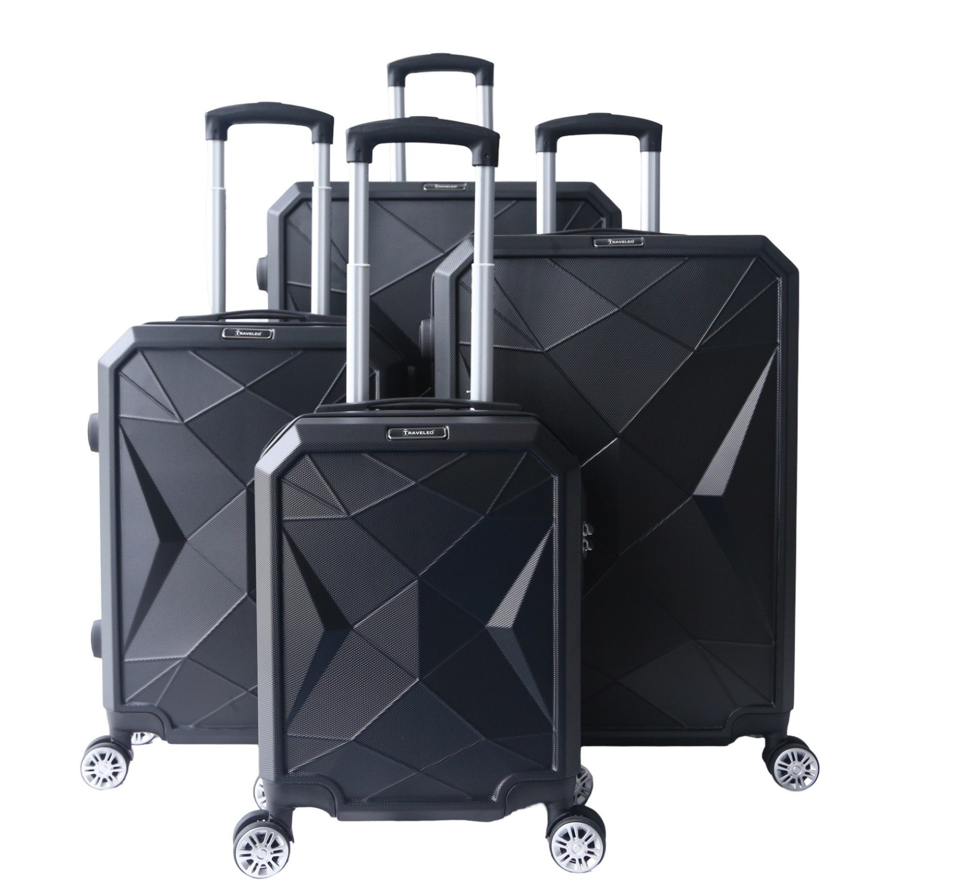 Koffer 4 tlg Reisekoffer Hartschale Trolley Set Handgepäck Reisetasche