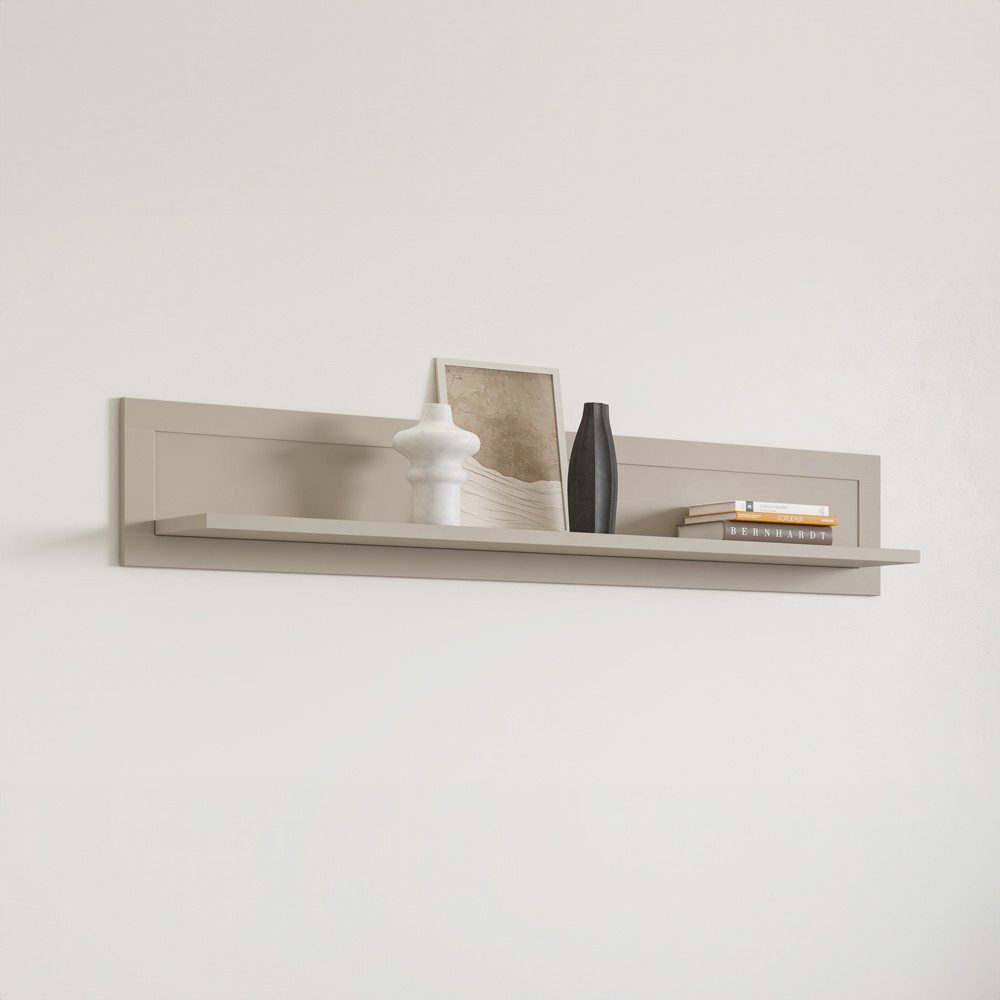 Lomadox Wandregal EPSOM-83, Wandboard in Beige, Landhausstil B/H/T ca. 177/32/25