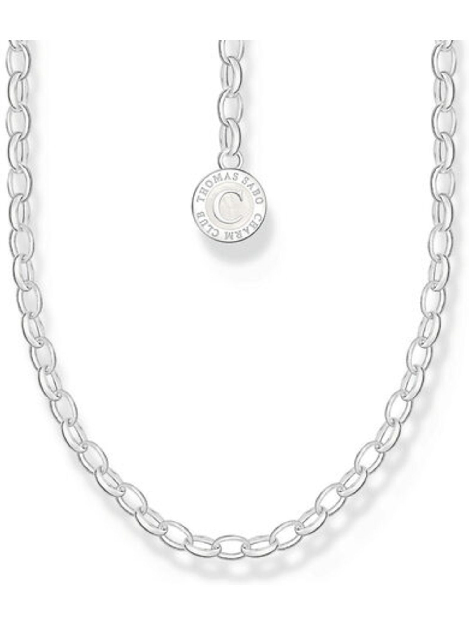 Silberkette Thomas Sabo Damen-Kette 925er Silber, Emaille