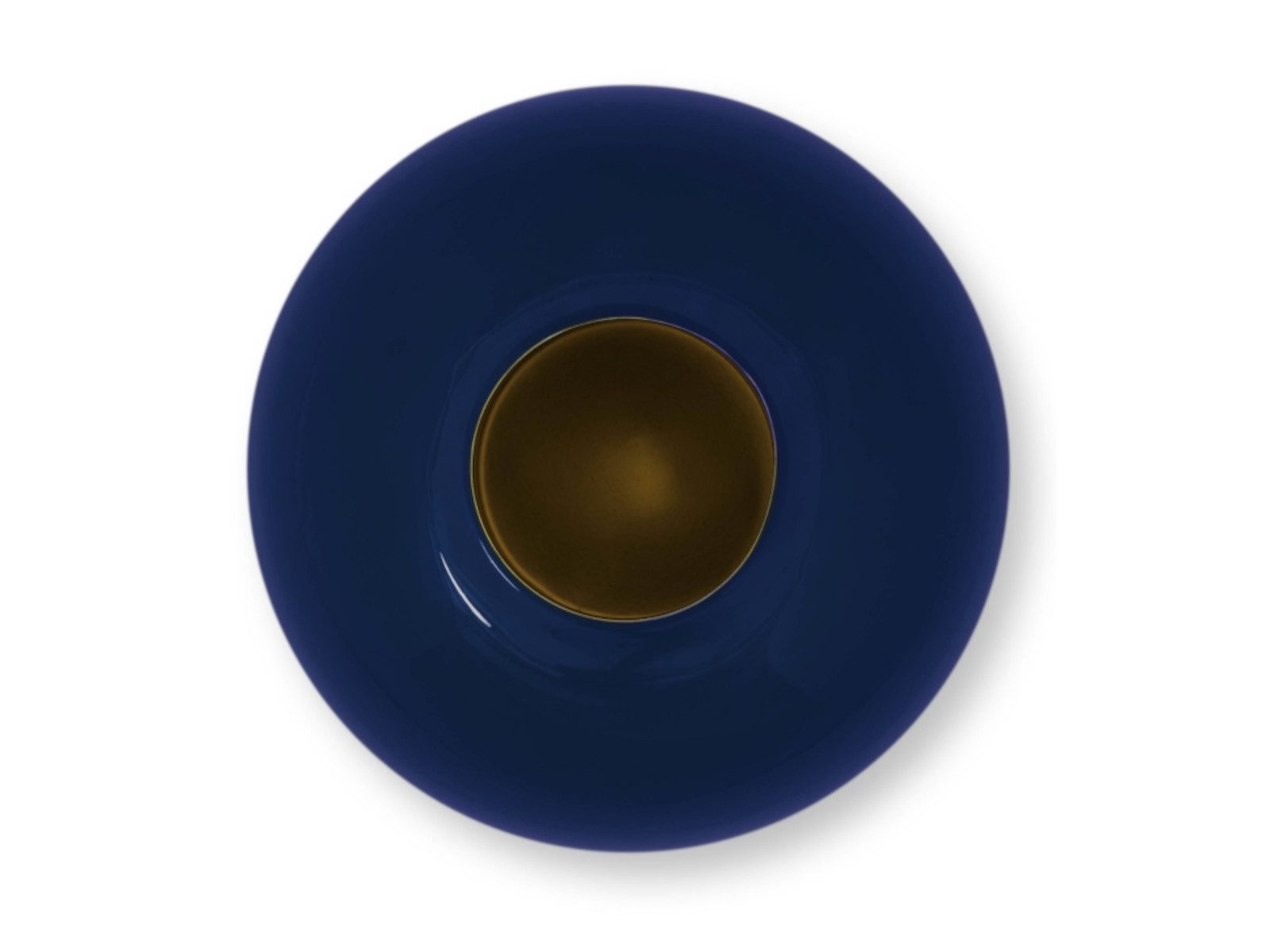 PiP Studio Dekovase Vase Metal blau 23 cm (Vasen), Vase Metal Blue 23cm günstig online kaufen