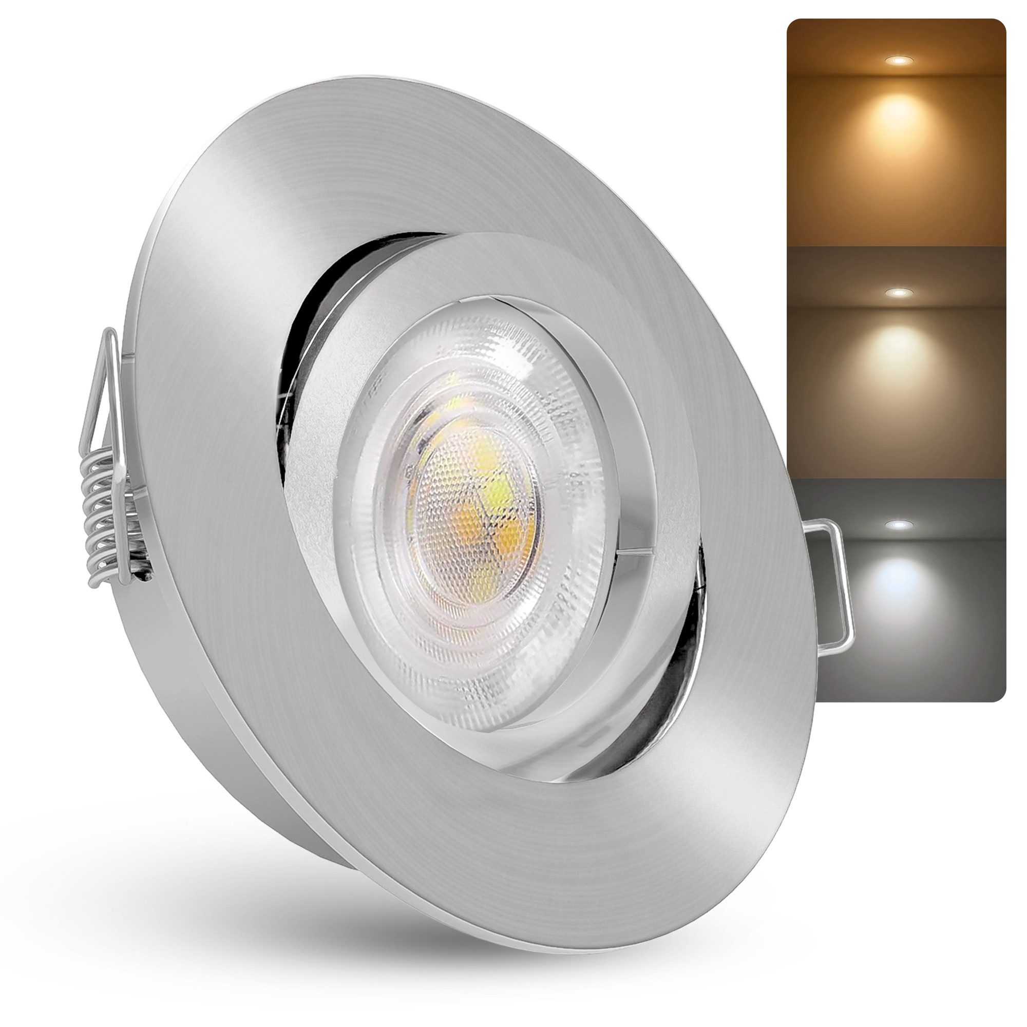 linovum LED Einbaustrahler LED Einbaustrahler Ø68mm günstig online kaufen