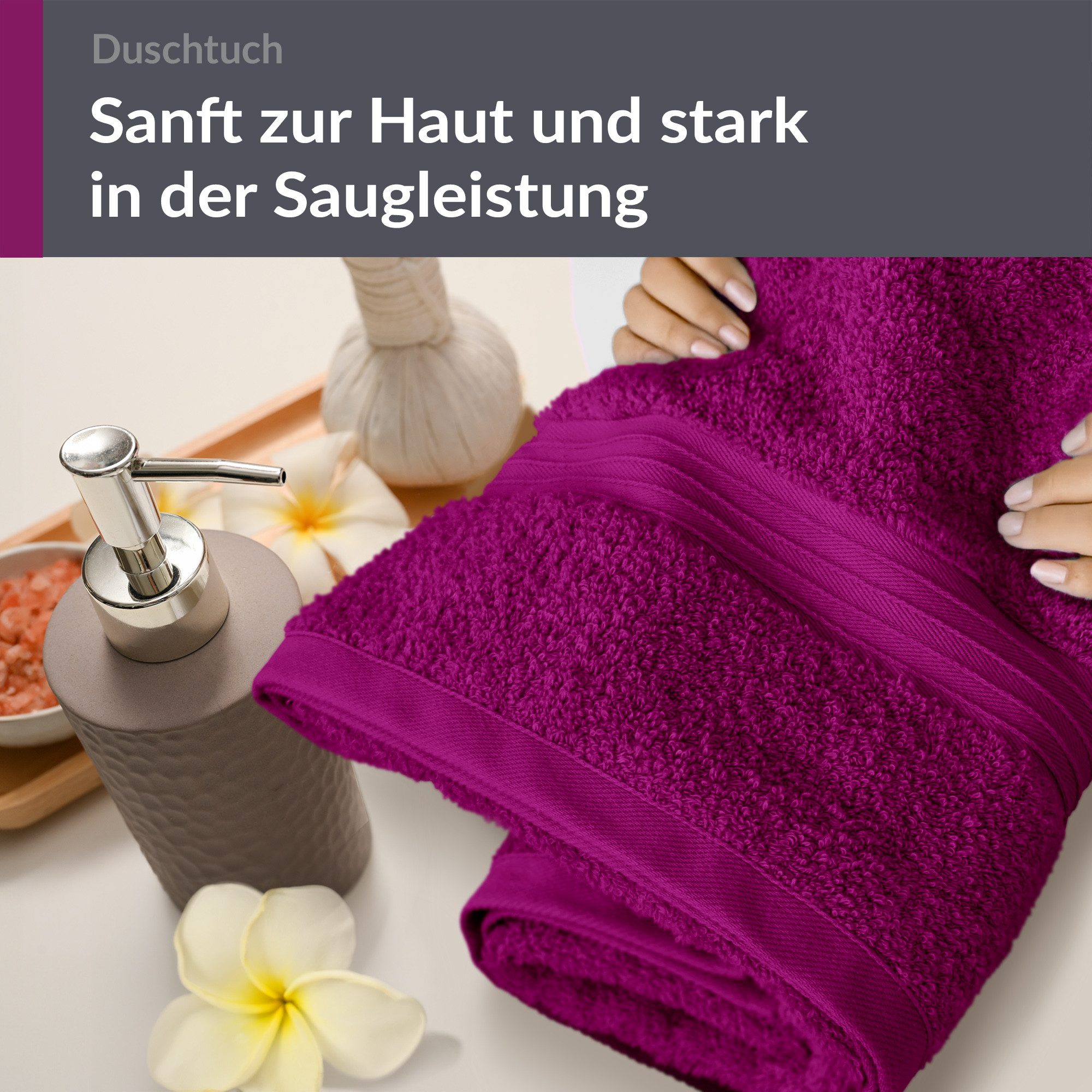 Lashuma Duschtuch - Badetuch Linz, Frottee günstig online kaufen