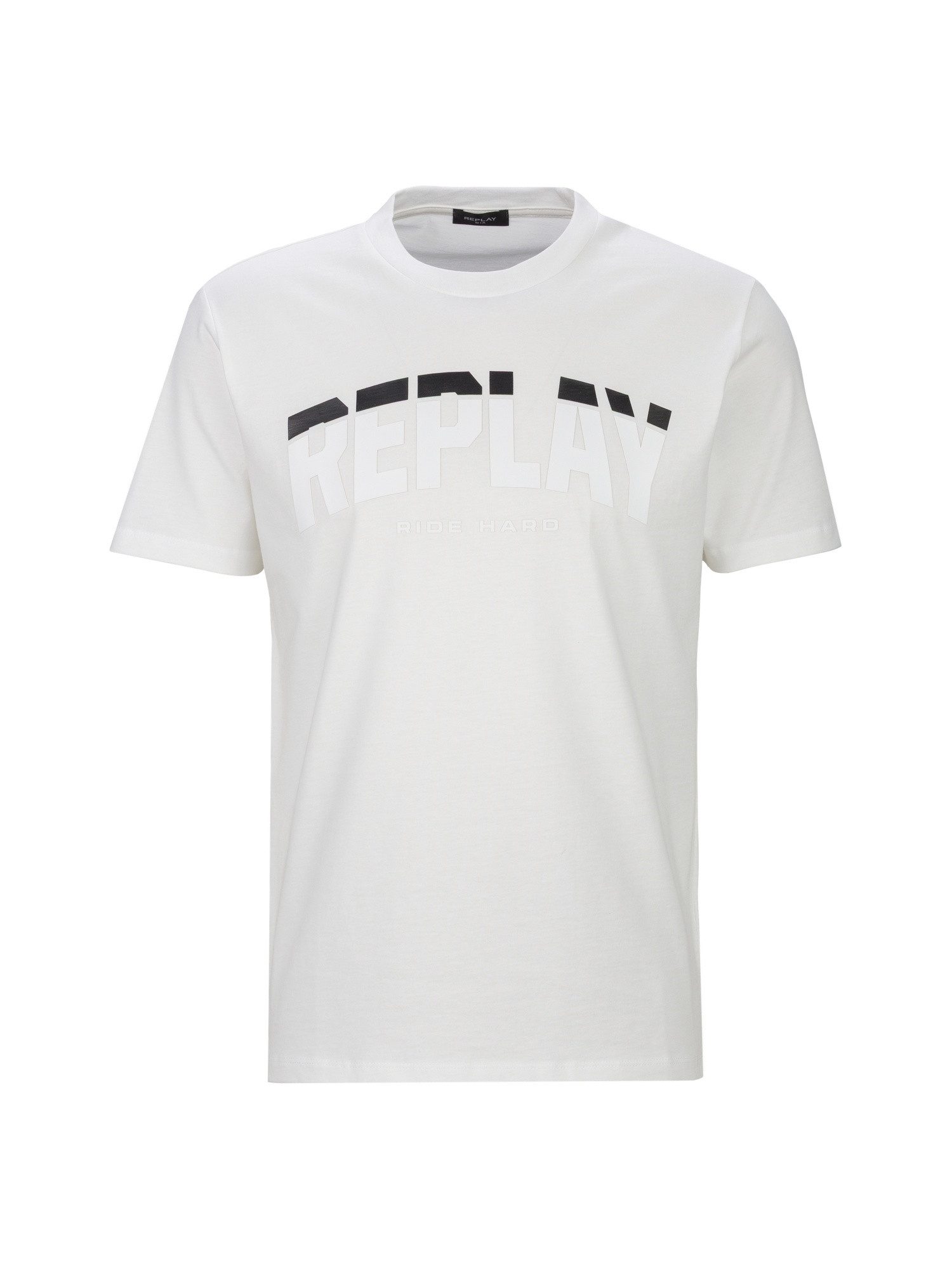 Replay T-Shirt Two Color Letter günstig online kaufen