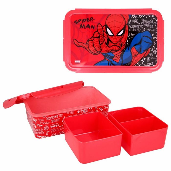 MARVEL Lunchbox Brotdose Marvel Spiderman Lunch to Go Kinder Vesper Dose