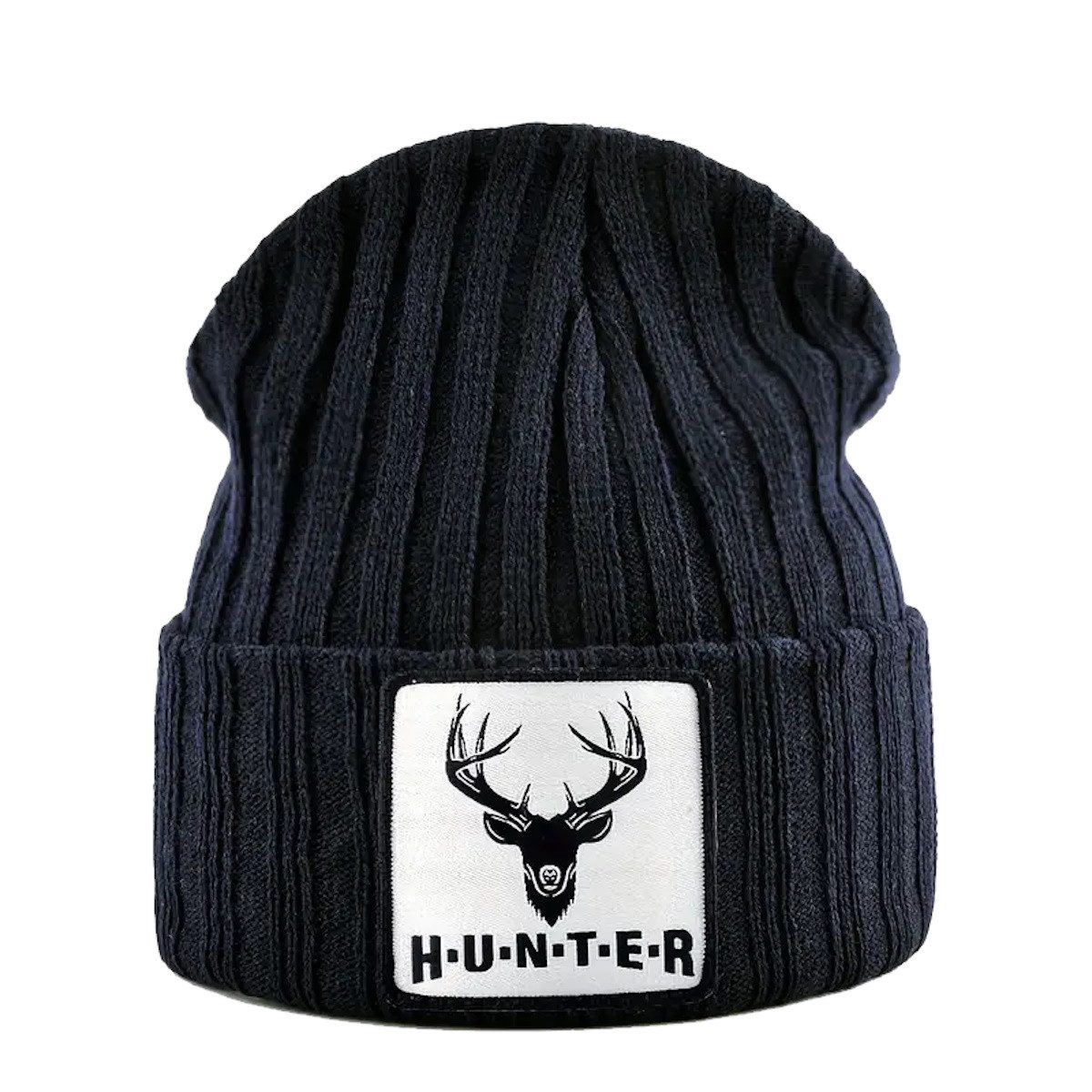 Sporty Beanie Jäger Beanie Mütze - Hirsch - Strickmütze (Beanie Männer)