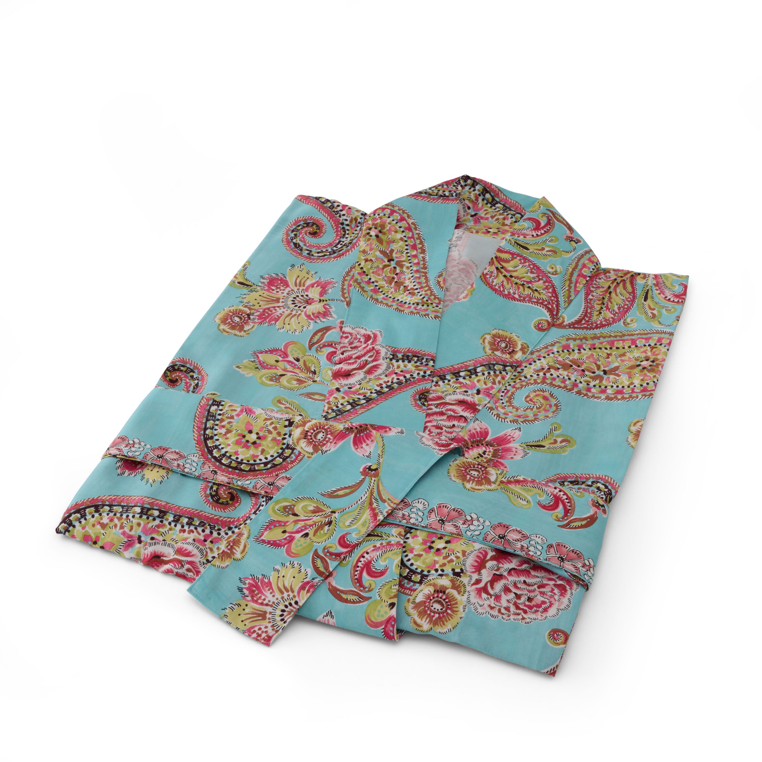 Bassetti Kimono RAPALLO, Baumwolle, Gürtel, aus reiner Baumwolle