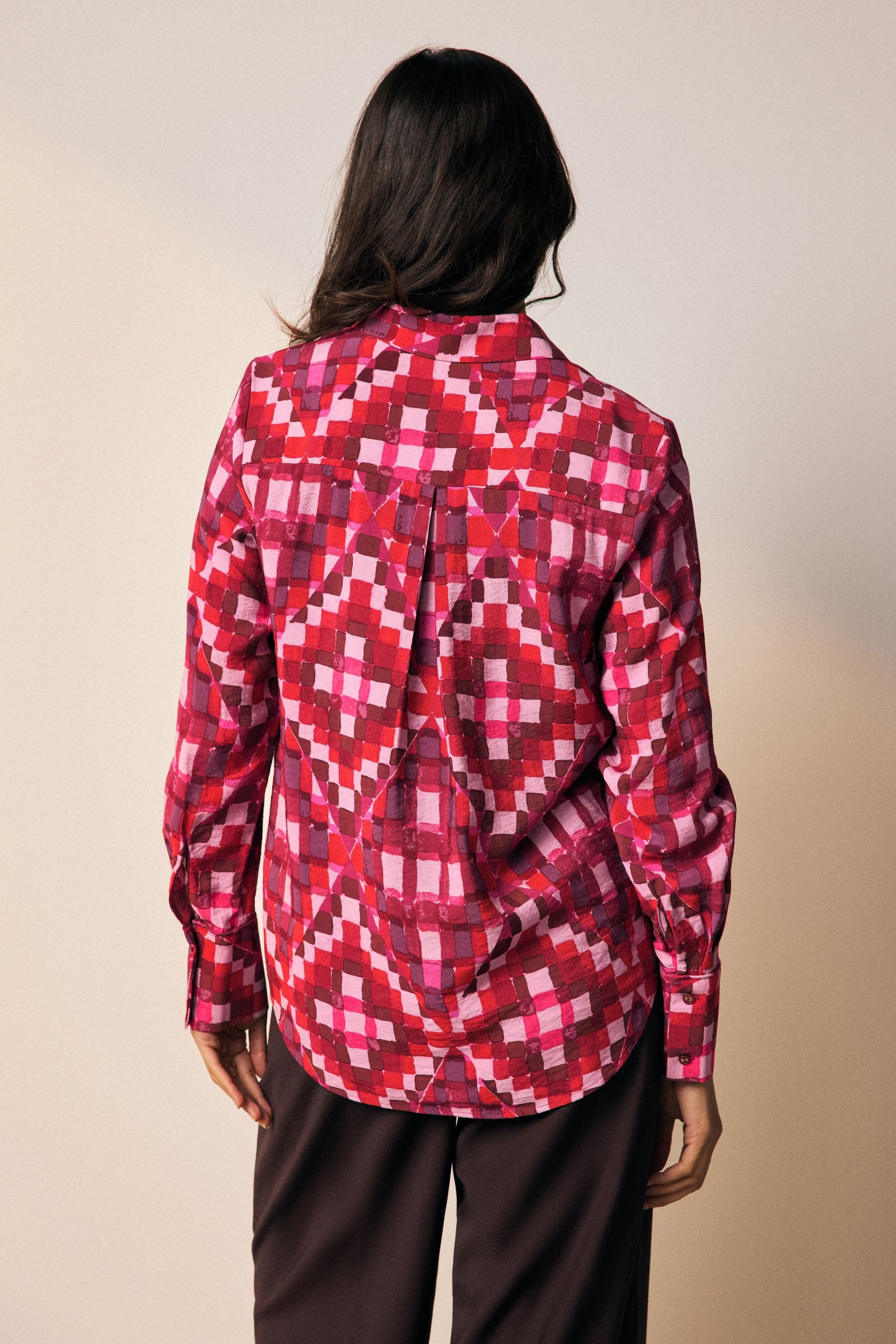 Next Langarmhemd Langärmeliges Button-down-Hemd (1-tlg) günstig online kaufen