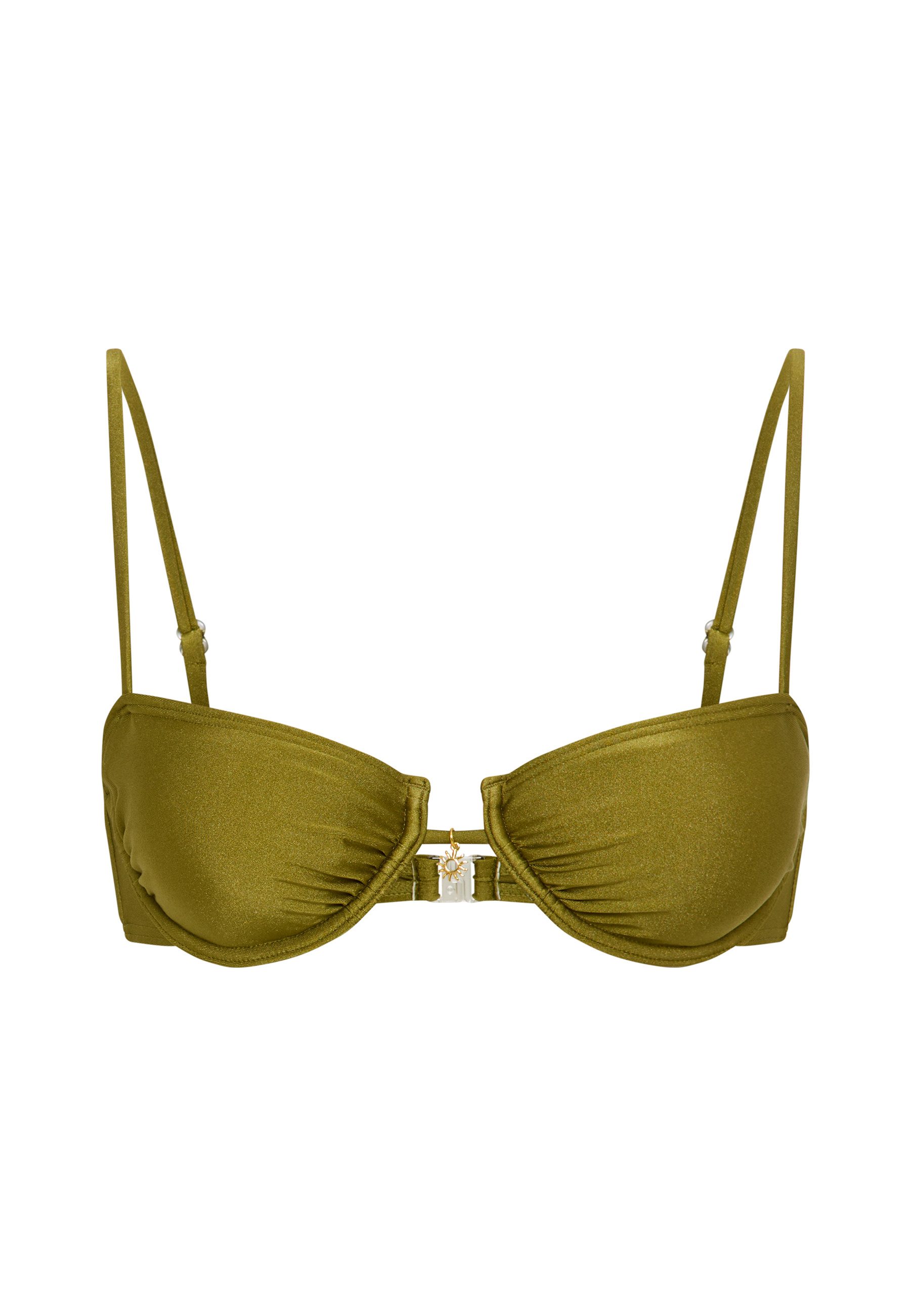 LSCN by LASCANA Bügel-Bikini-Top Sunny, in trendiger Glanzware – Bild 2 von 5