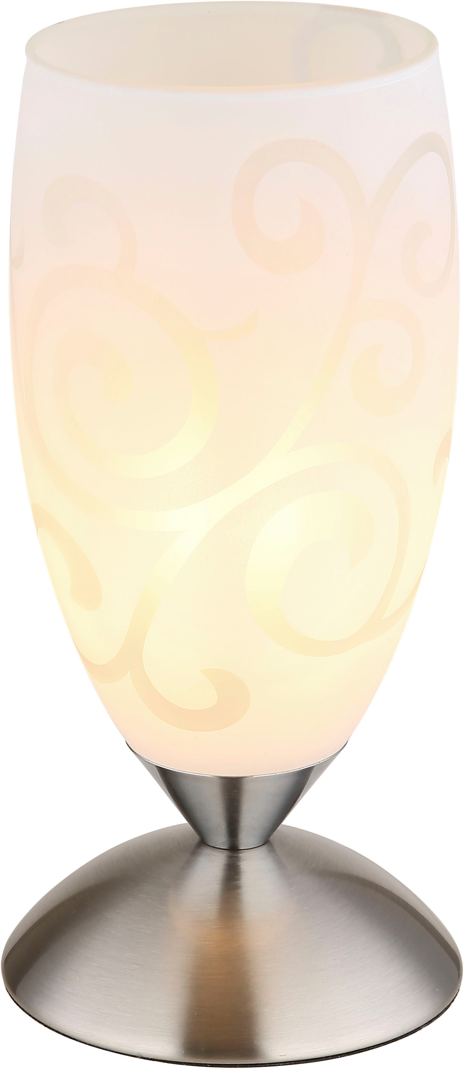 GLOBO LIGHTING Tischleuchte AURIGA, ohne Leuchtmittel, Tischlampe Nachttischlampe Deko-Tischleuchte Schlafzimmer