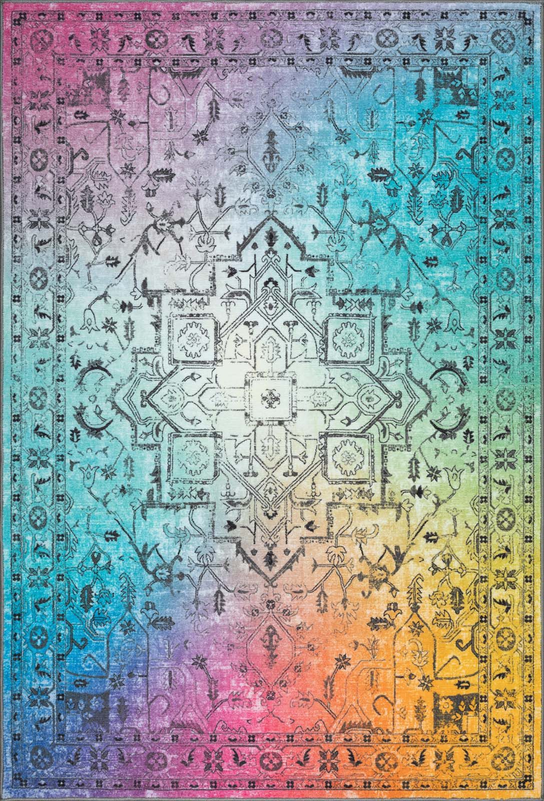 TaraCarpet Teppich Kurzflorteppich TaraCarpet Rainbow Oriental moderner Ori günstig online kaufen