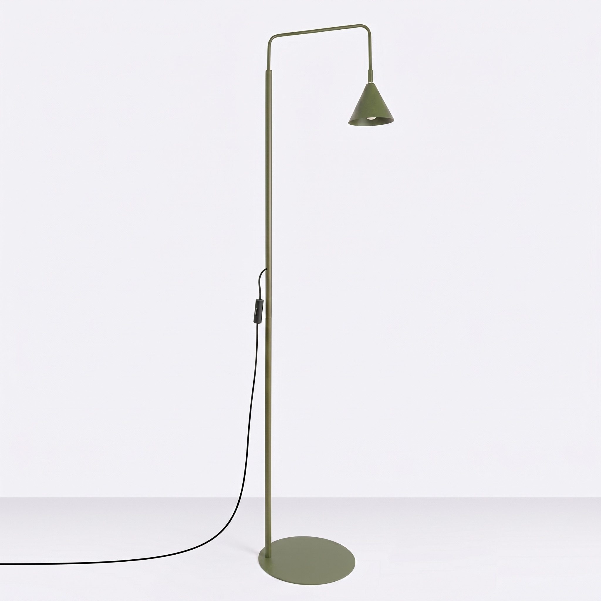 SOLLUX lighting Stehlampe Stehlampe NOX olivgrün, Nicht enthalten