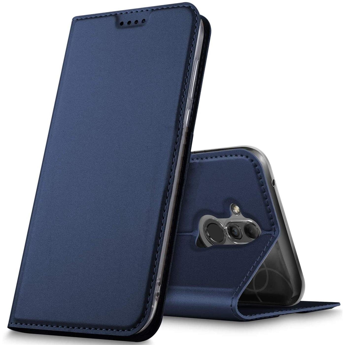 CoolGadget Handyhülle Magnet Case Handy Tasche für Huawei Mate 20 Lite 6,3 Zoll, Hülle Klapphülle Ultra Slim Flip Cover für Mate 20 Lite Schutzhülle