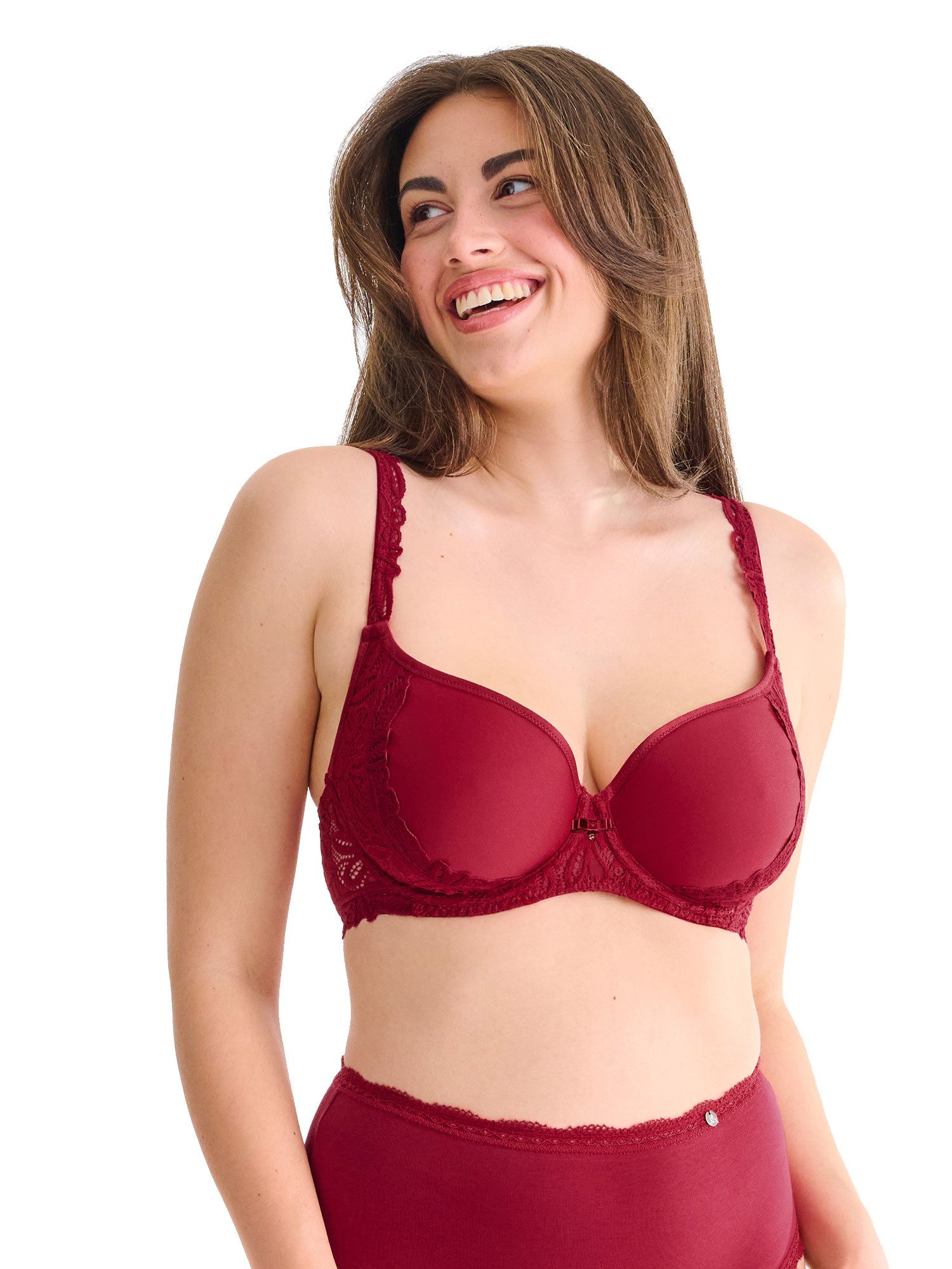 Lisca Schalen-BH Spacer BH Tiara (Stück, 1-tlg) atmungsaktive Spacer Schale, florale Spitze