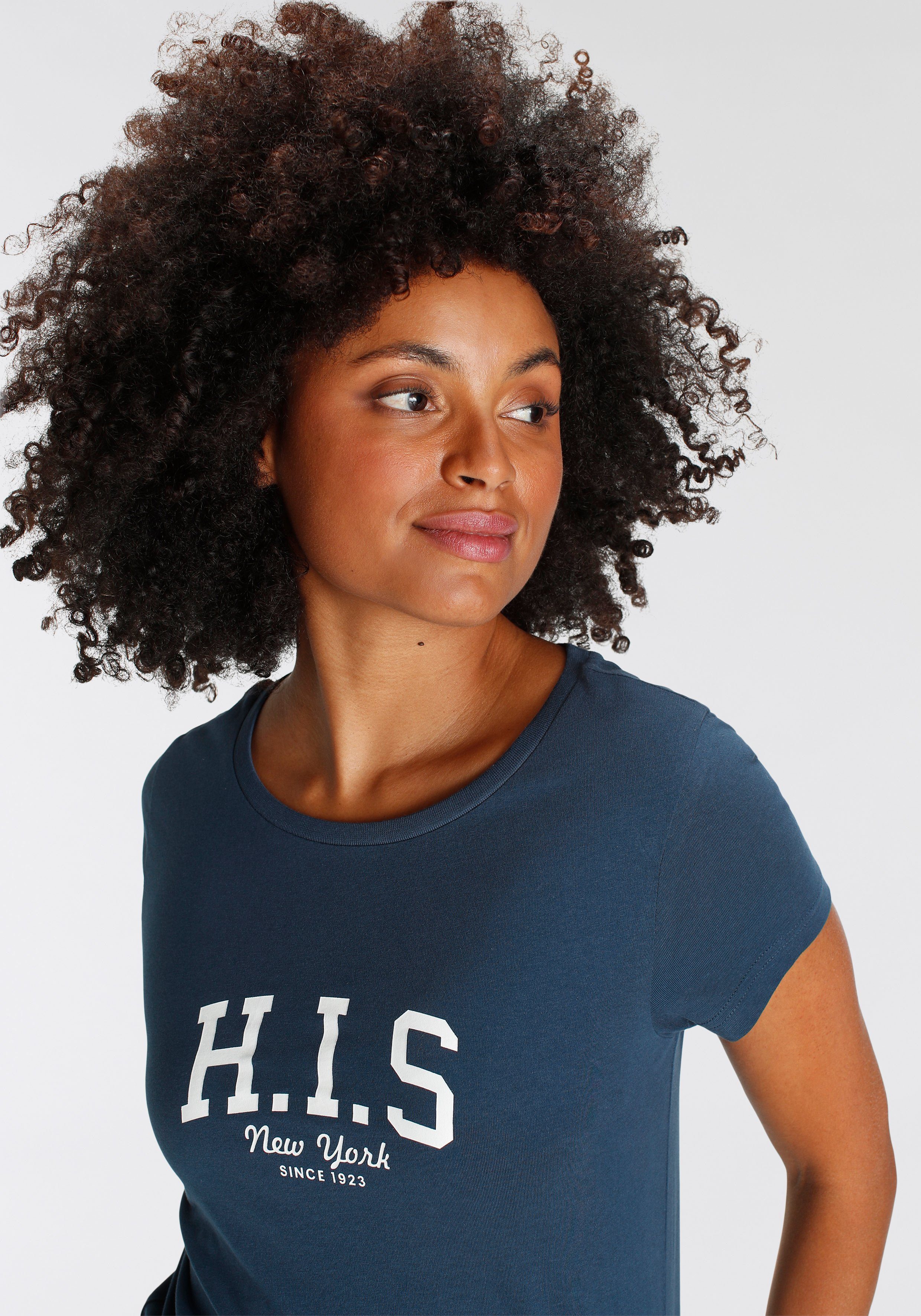 H.I.S T-Shirt bedruckt, für die Freizeit, aus Baumwolle