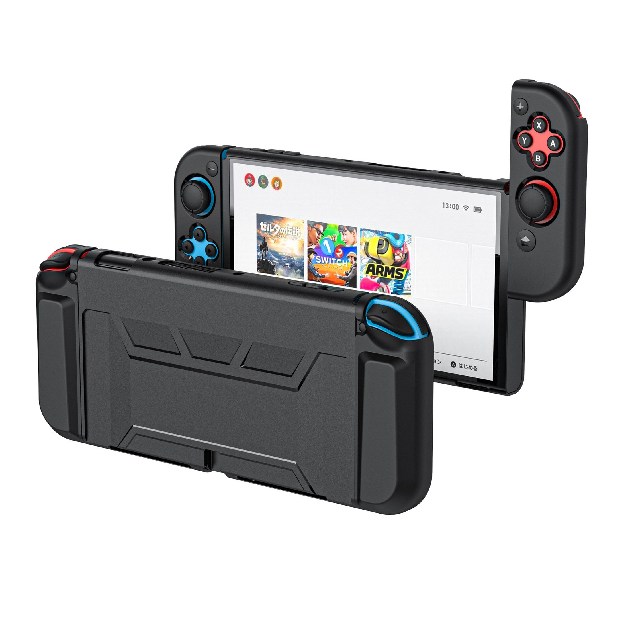 KINSI Nintendo-Schutzhülle Switch OLED Schutzhülle,Rutschfeste Schutzhülle,Stoßfest, geeignet für Switch OLED