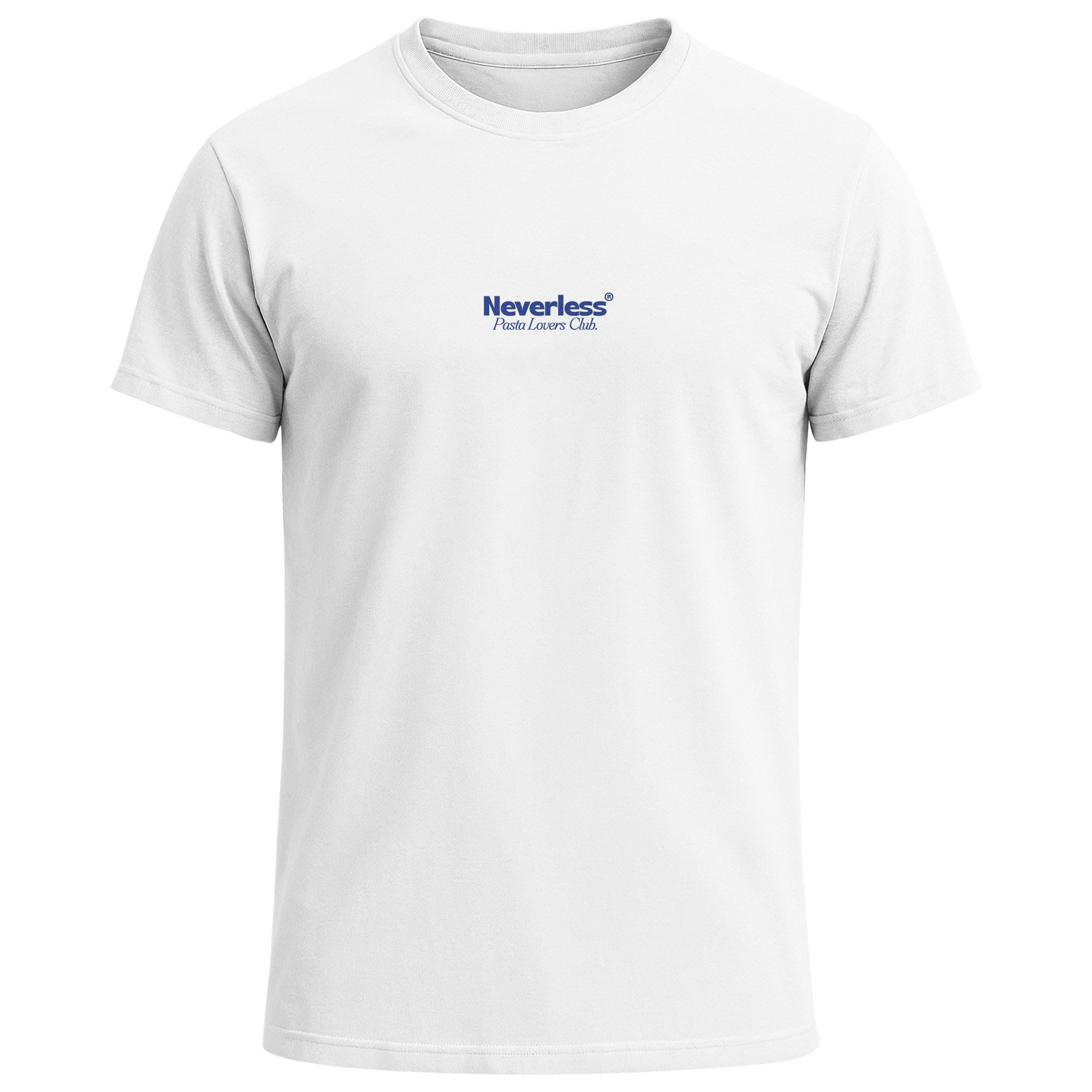 Neverless Print-Shirt Herren T-Shirt Backprint Pasta günstig online kaufen