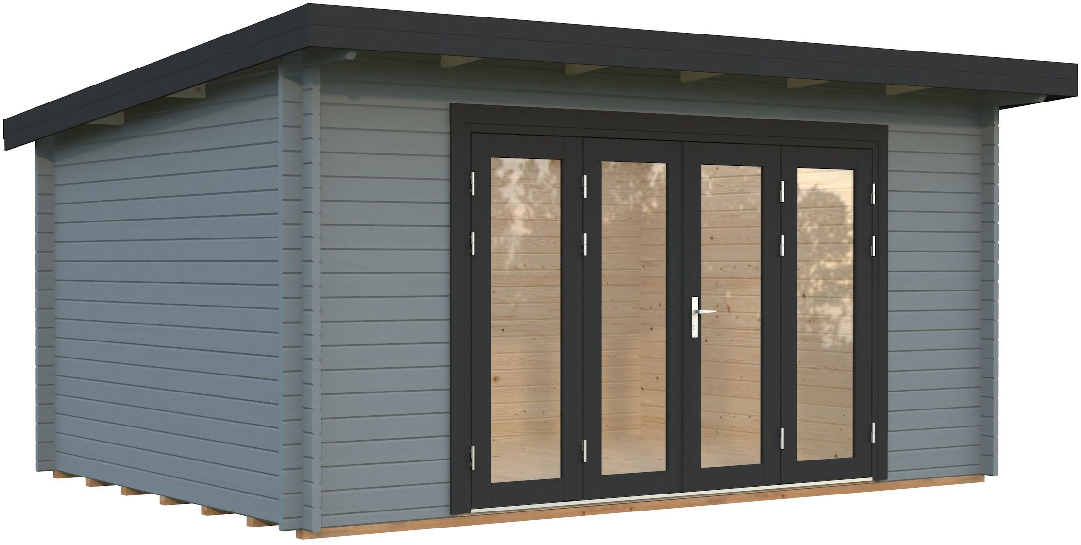 Palmako Gartenhaus Lea Bifold, BxT: 494x402 cm, verschiedene Farben