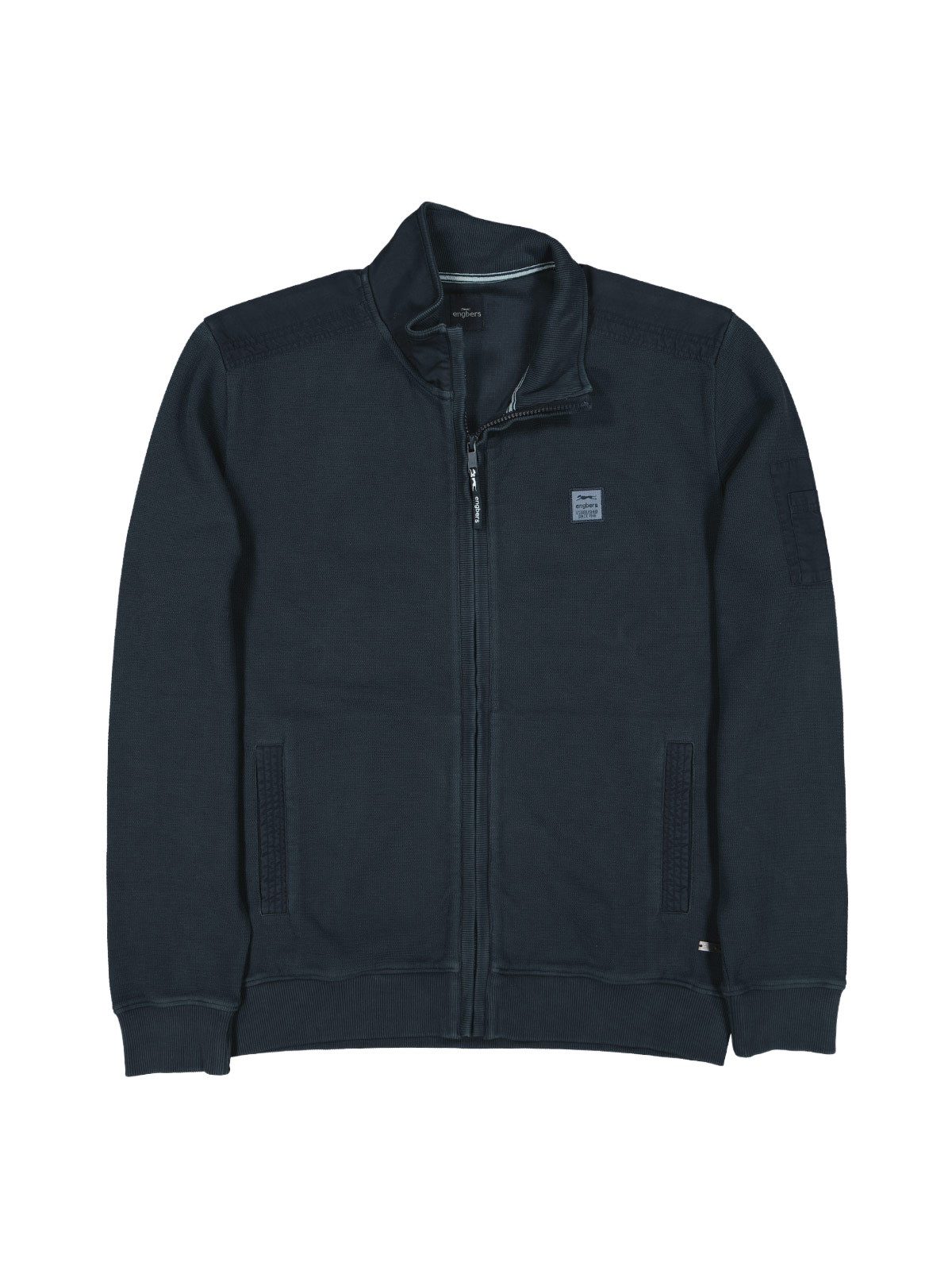 Engbers Sweatjacke Herren Sweatjacke Stehbund, Saphirblau günstig online kaufen