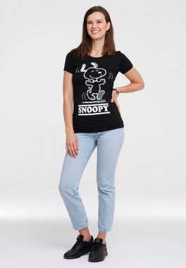 LOGOSHIRT T-Shirt Snoopy - Happy mit lizenziertem Original-Print