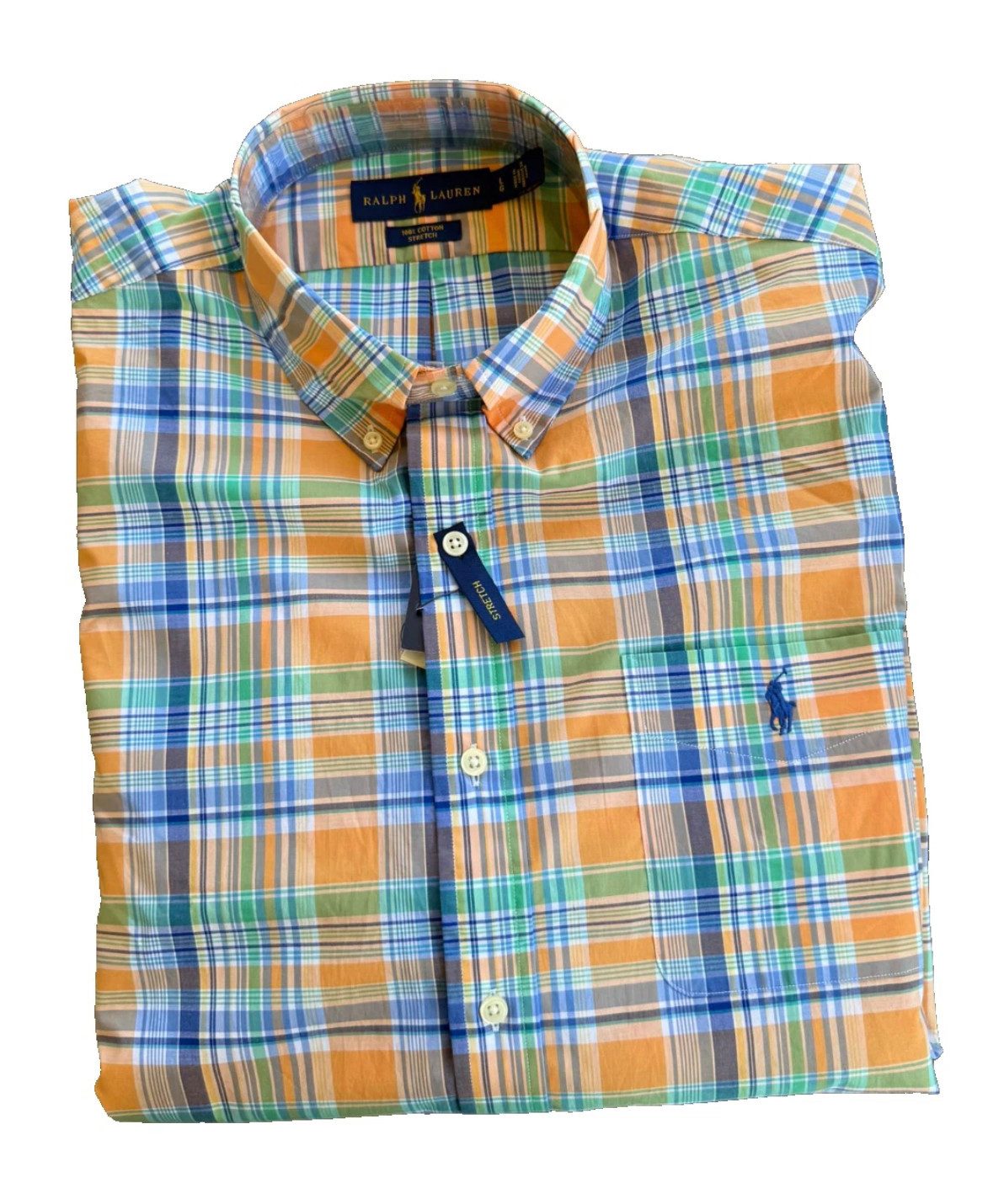 Polo Ralph Lauren Karohemd Herren Hemd Kariertes mit Stretch & Brusttasche günstig online kaufen